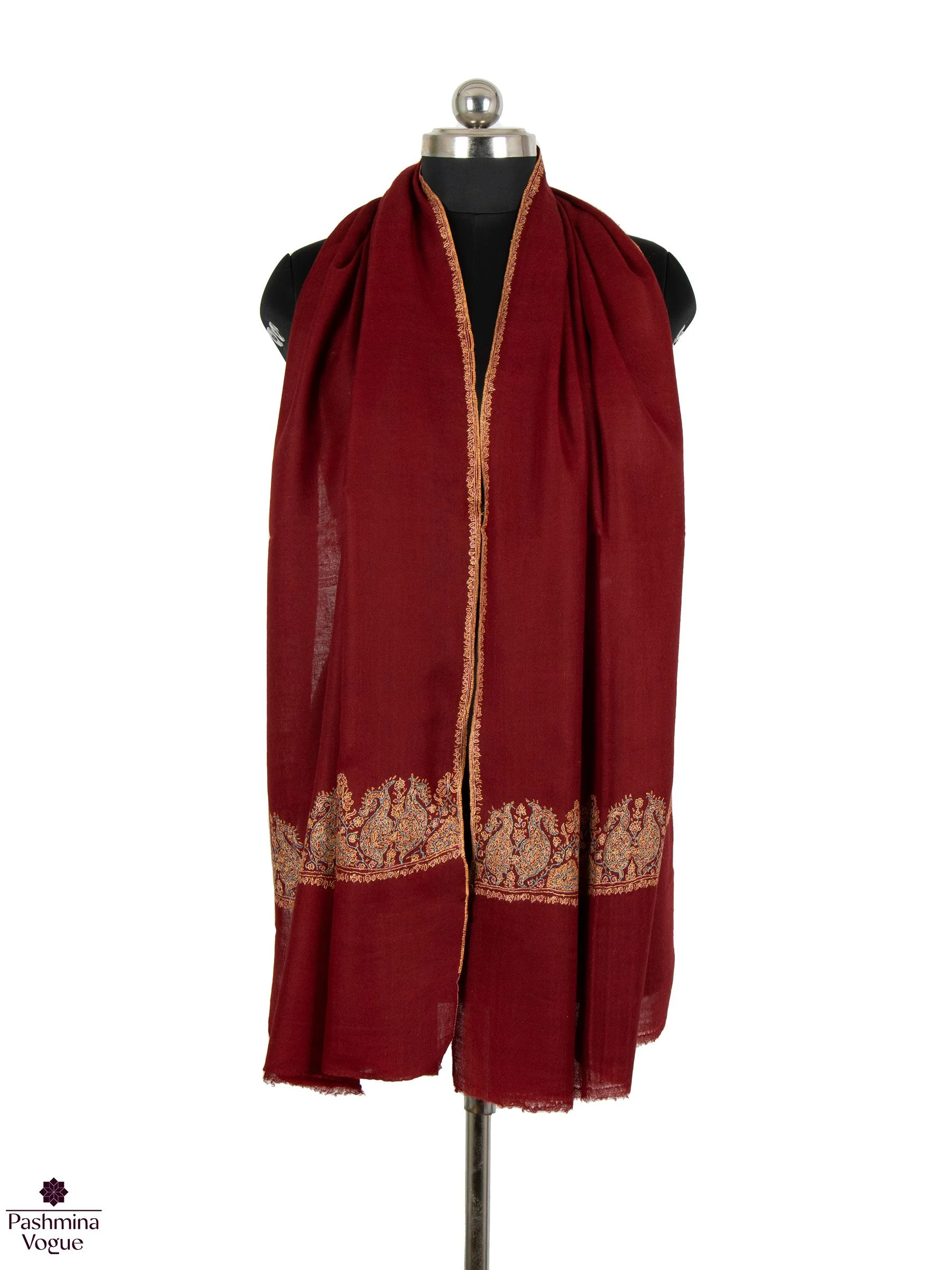 Maroon-Pashmina-Wrap