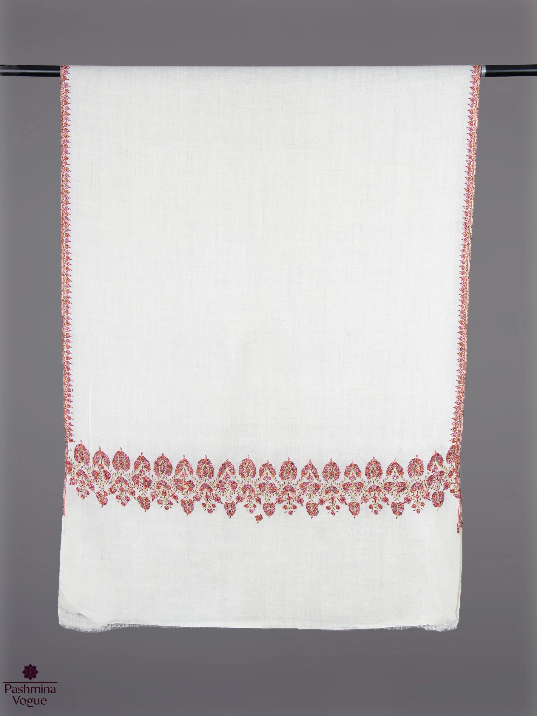 Womens-Off-White-Pashmina