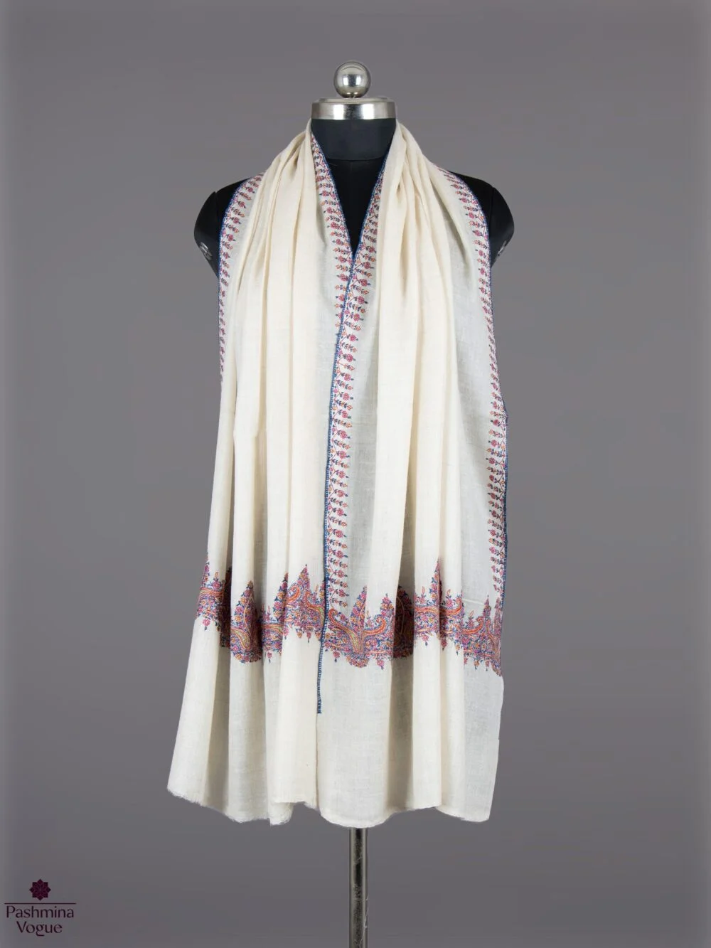 White-Embroidered-Stole