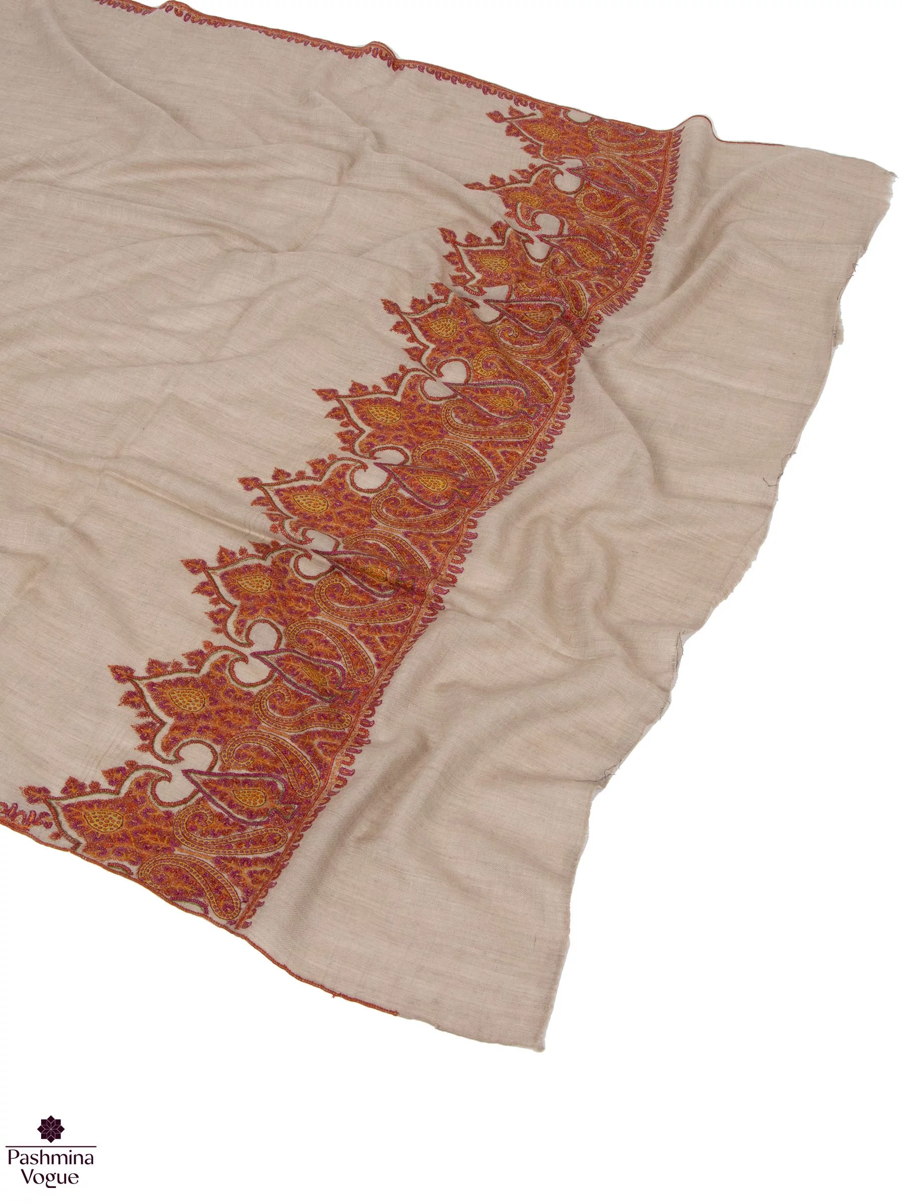 Ivory-Pashmina