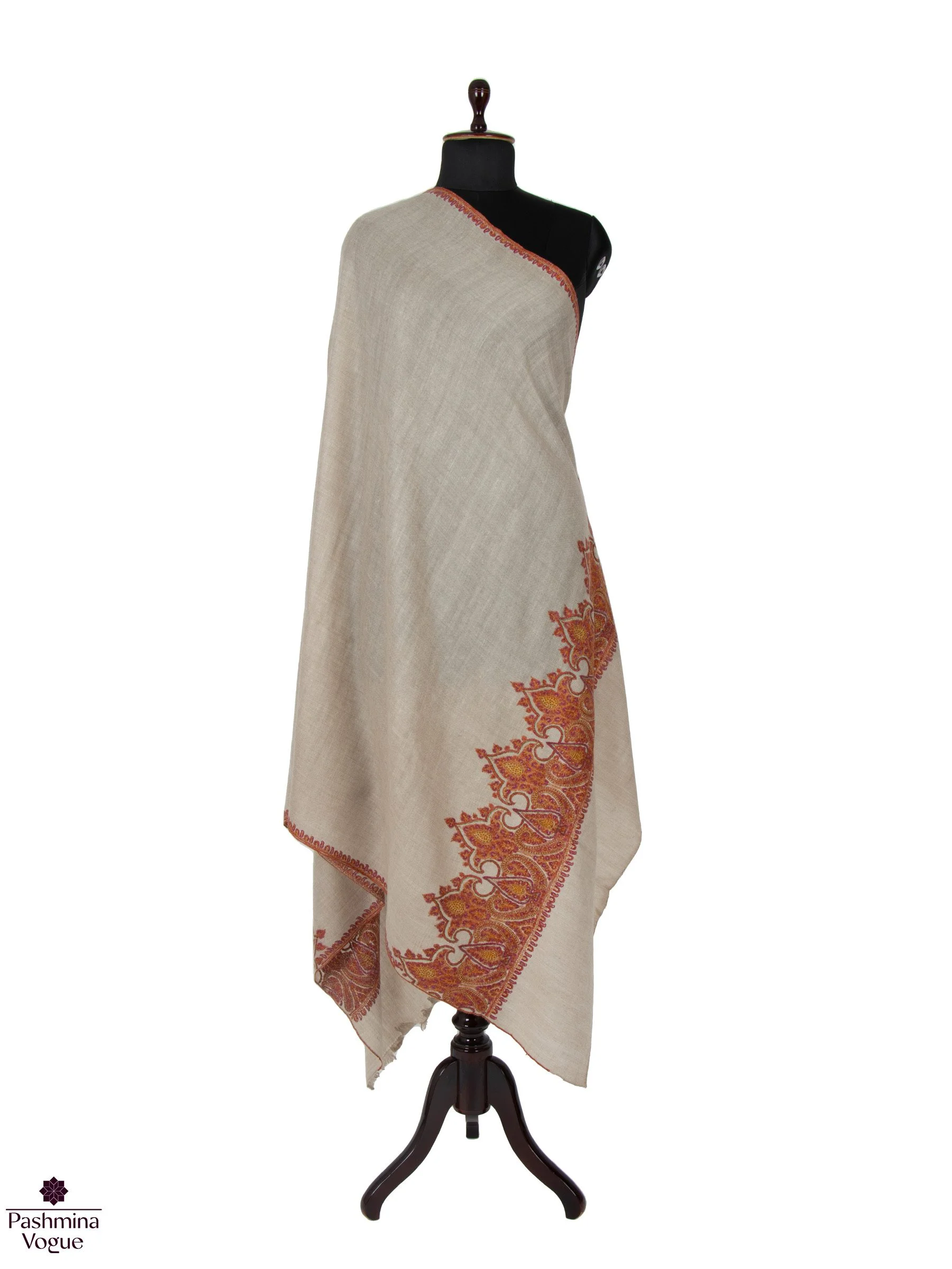 Ivory-Pashmina