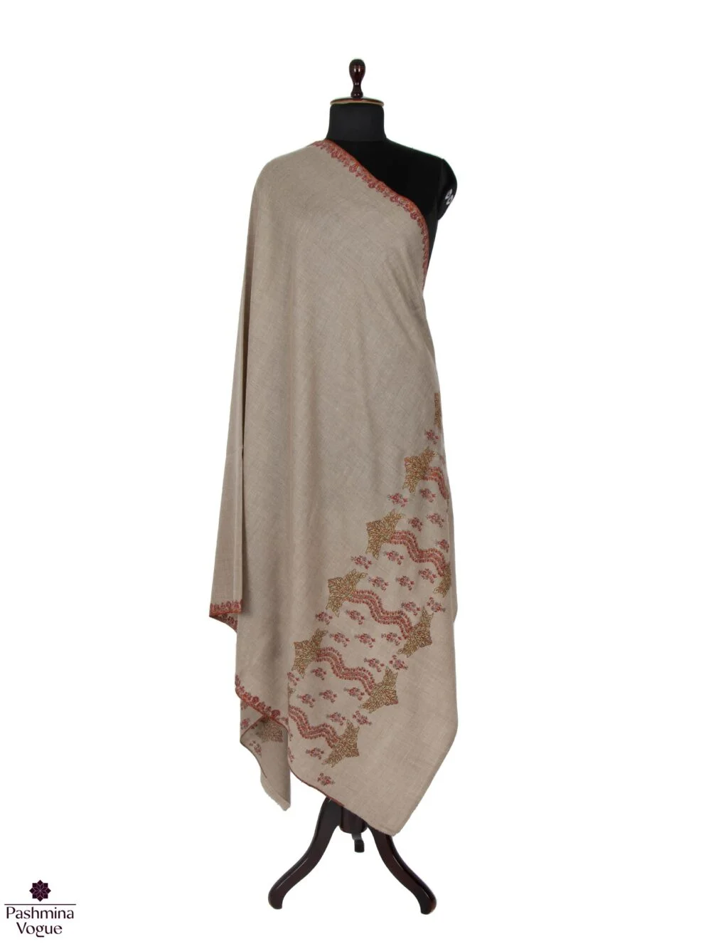 Pale-Oyster-Pashmina-Shawl