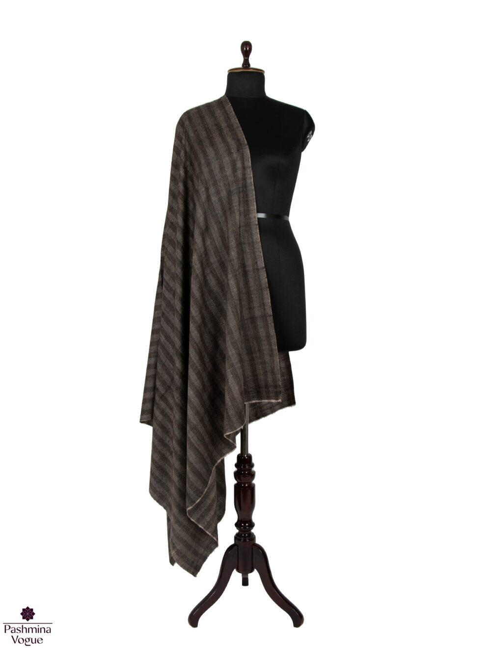 Black-and-Grey-Striped-shawl