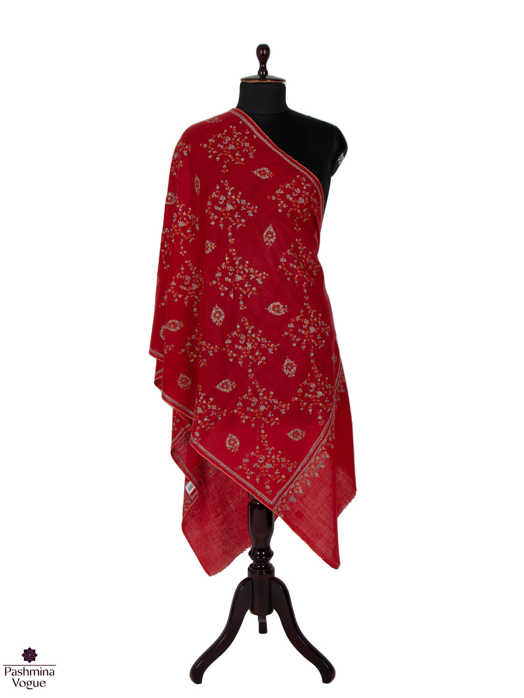 Red Handwoven Pashmina Wraps