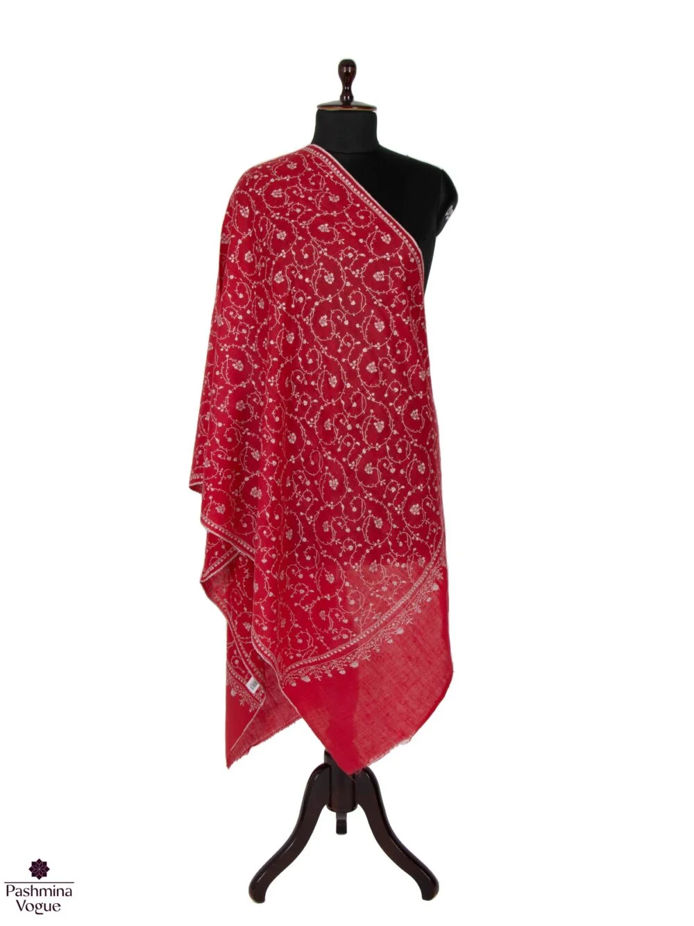 Red-and-White-Pashmina