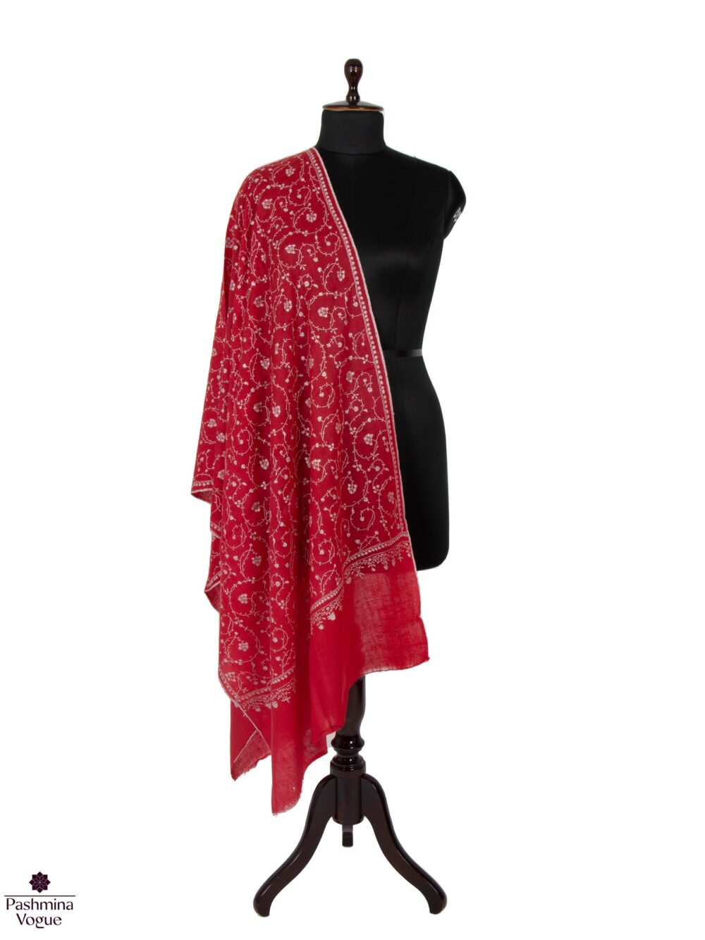 Red-and-White-Pashmina