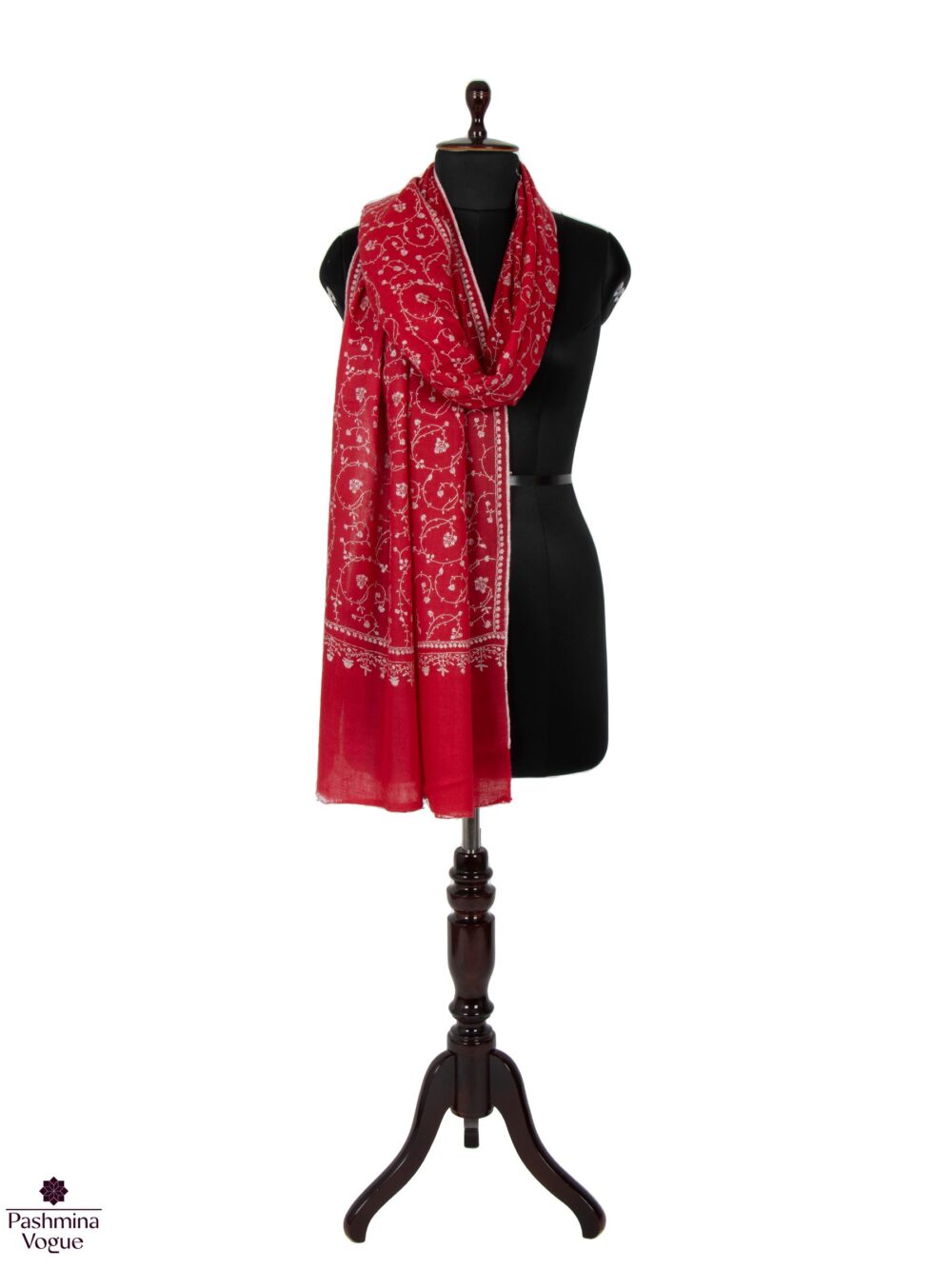 Red-and-White-Pashmina