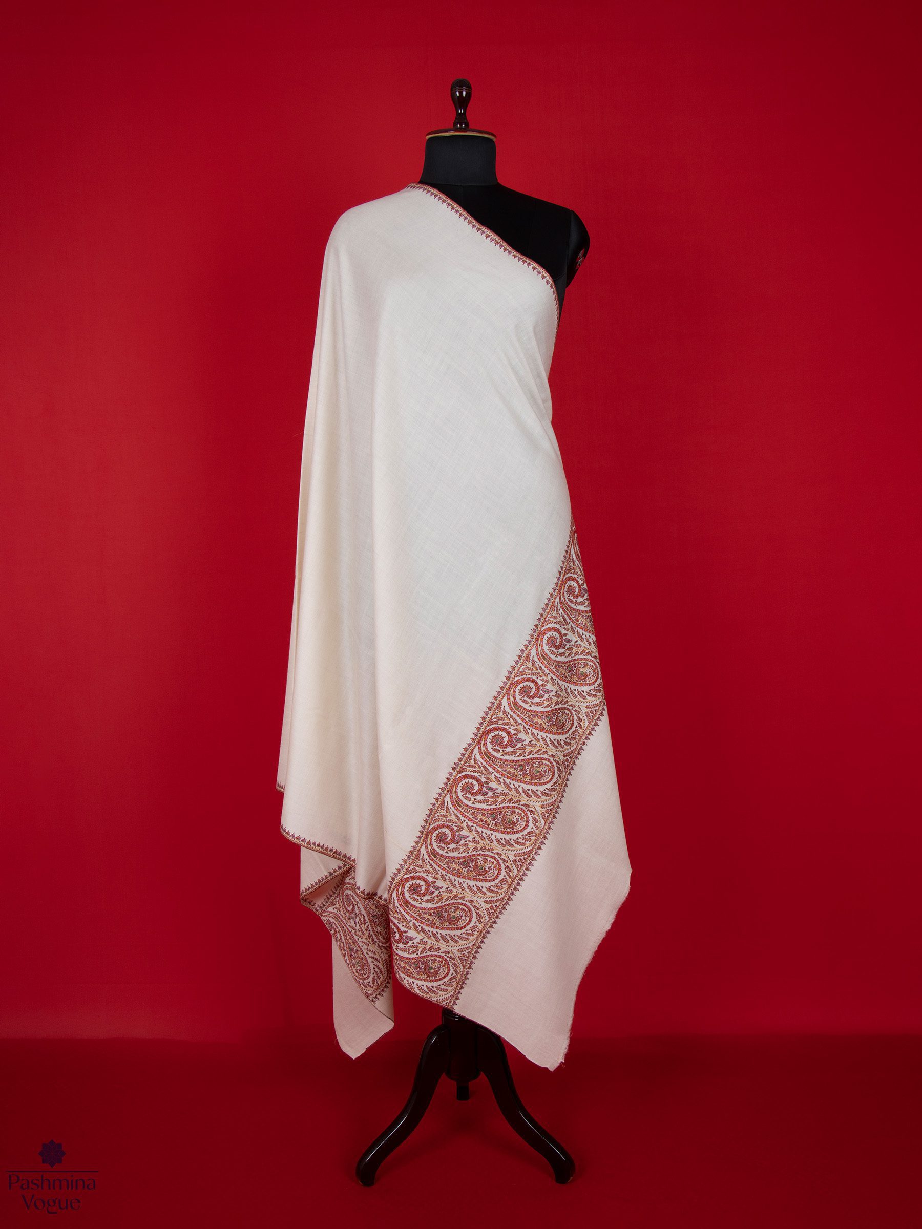 white shawl for ladies