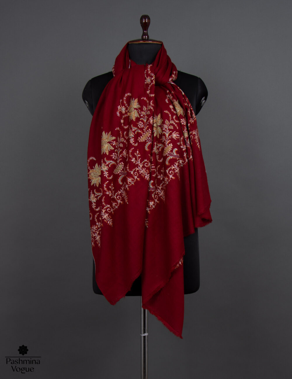 Shop-now-maroon-pure-pashmina-scarf