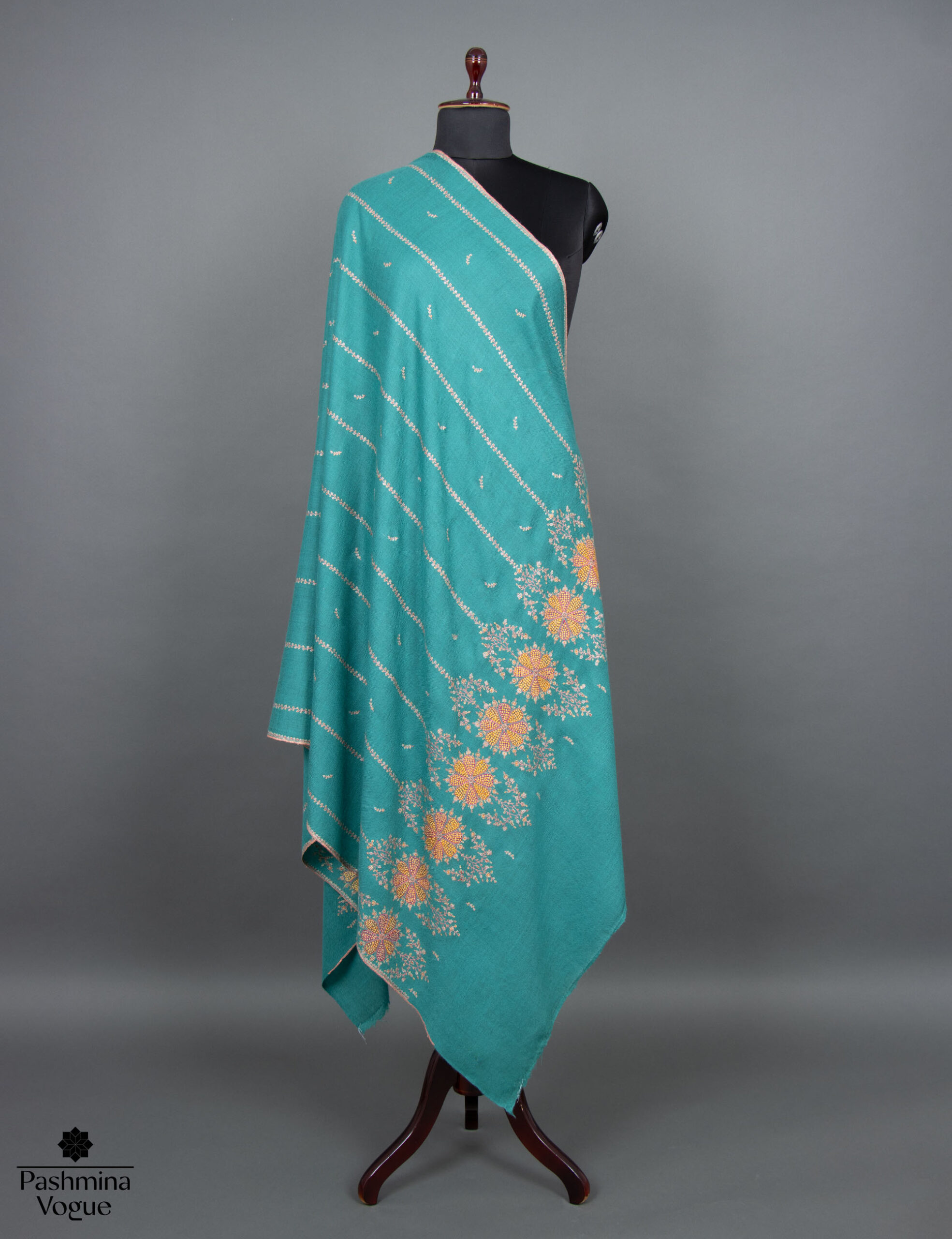 Turquoise Treasures Pashmina Shawls