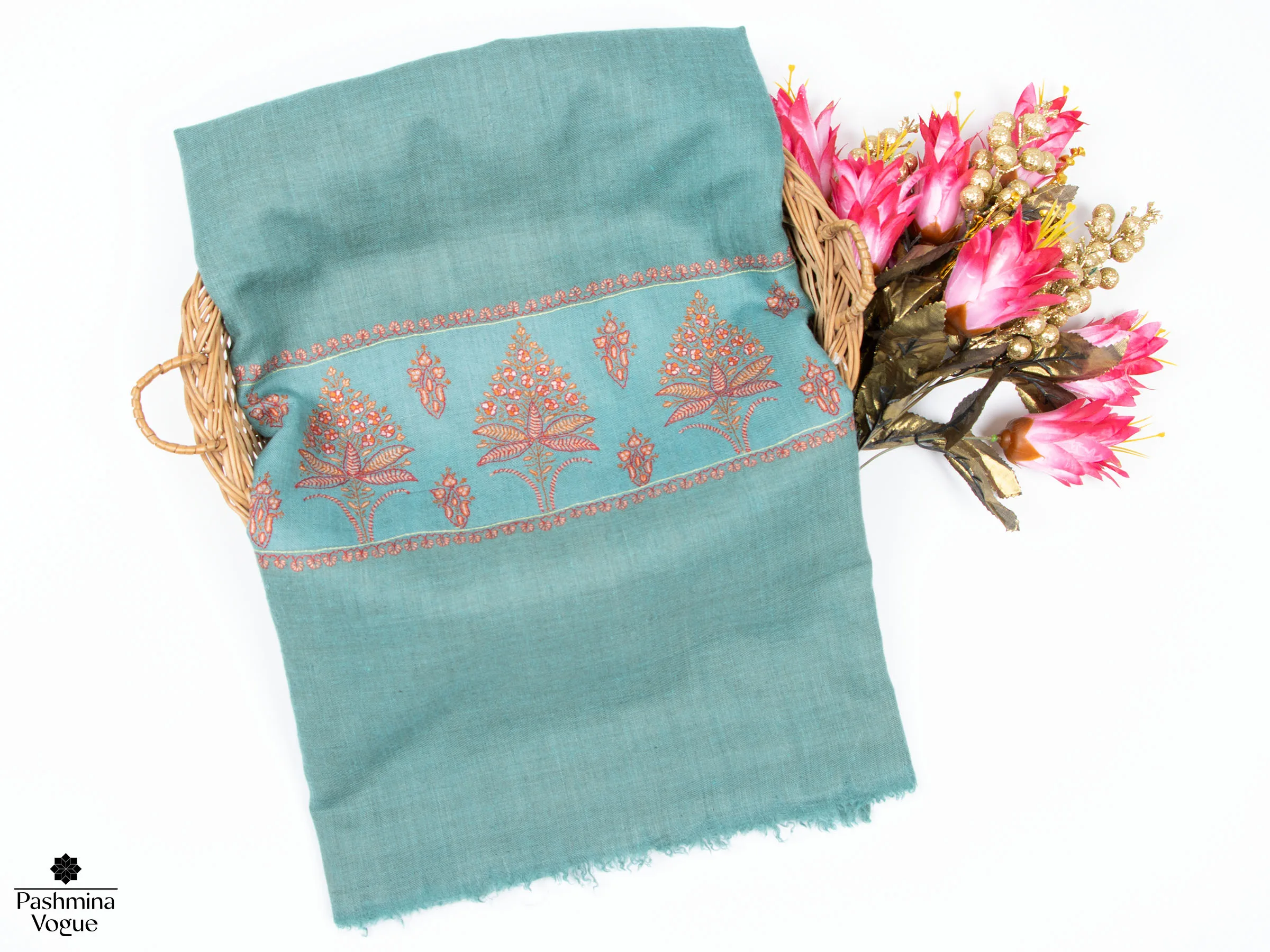 green-pashmina-shawl