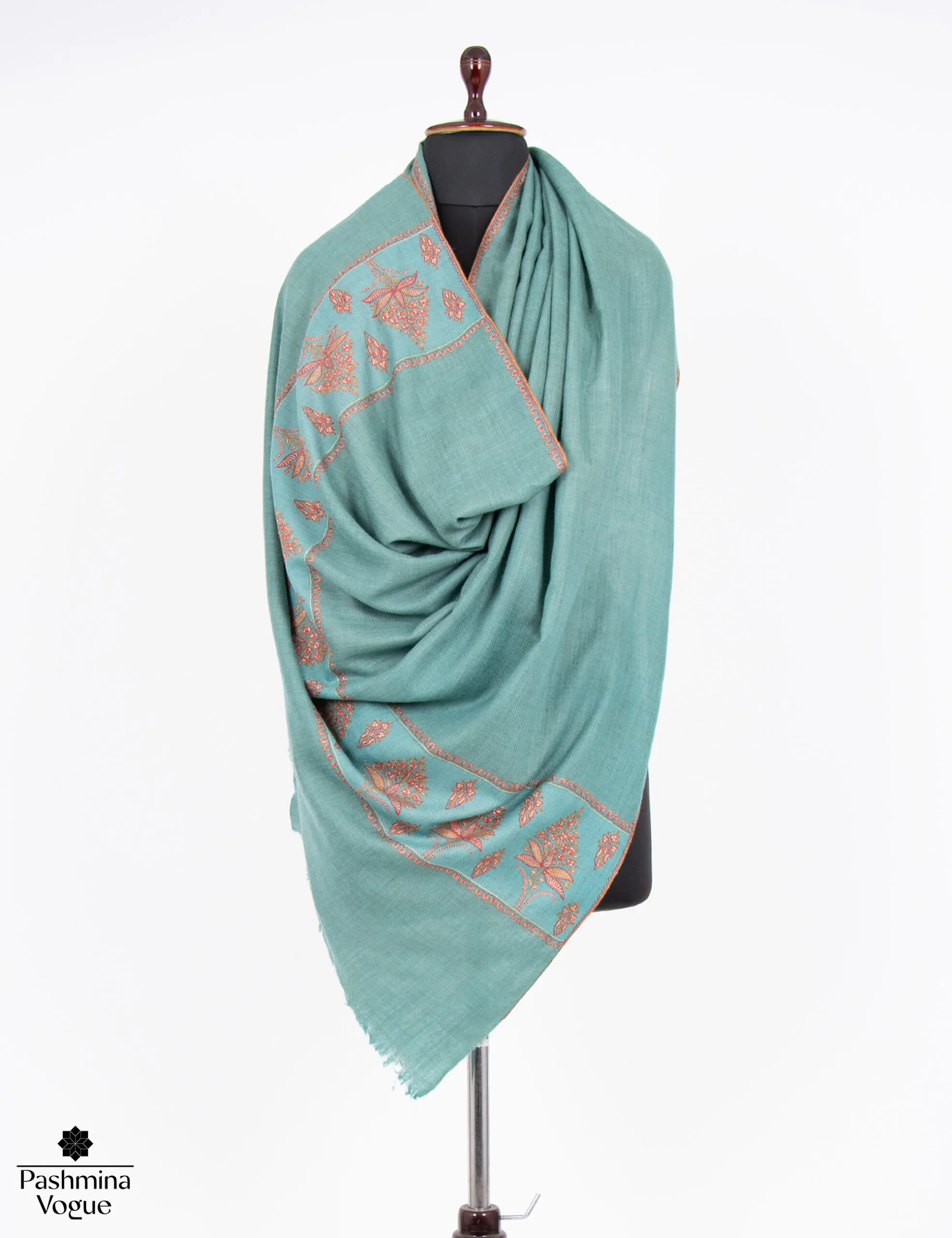 green-pashmina-shawl