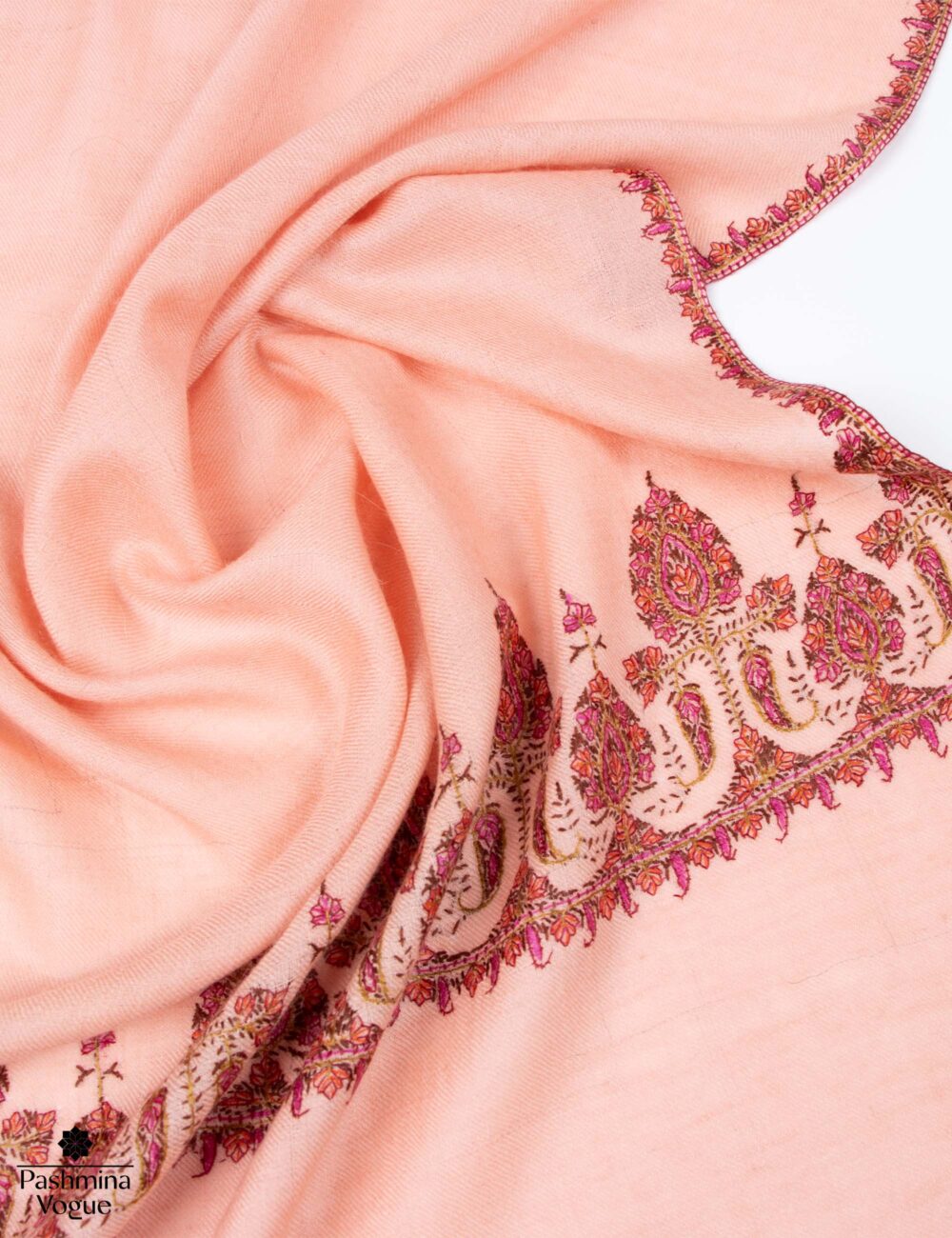 Dusted-Peach-Cashmere-shawl