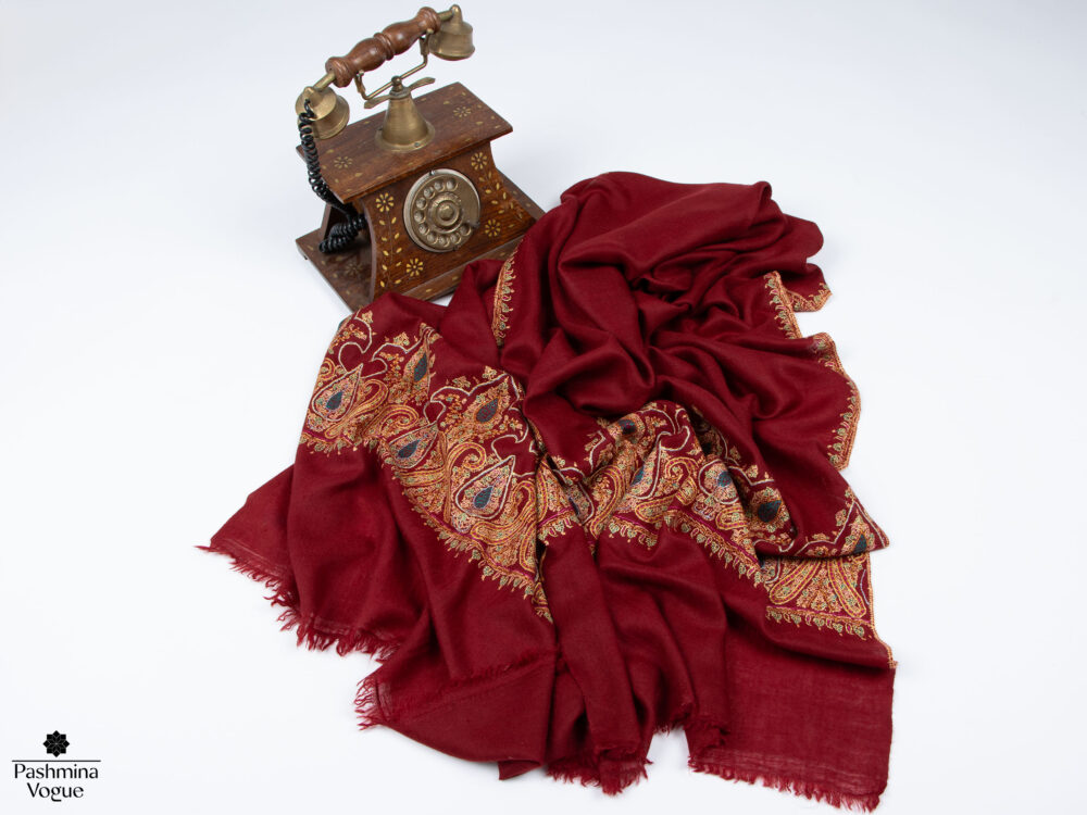 maroon-cashmere-shawl