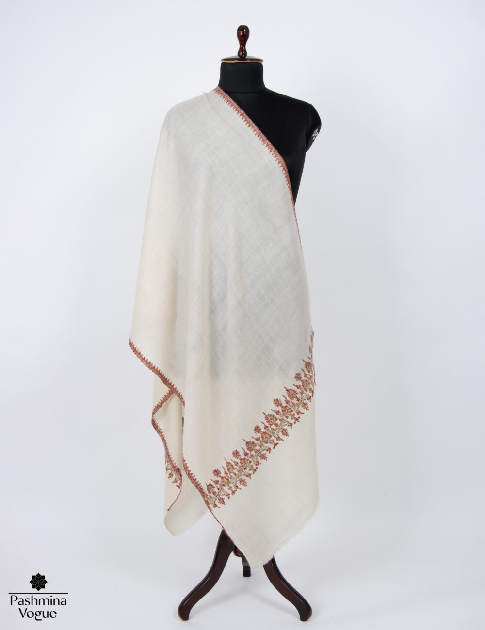Womens-Off-White-Pashmina-scarf