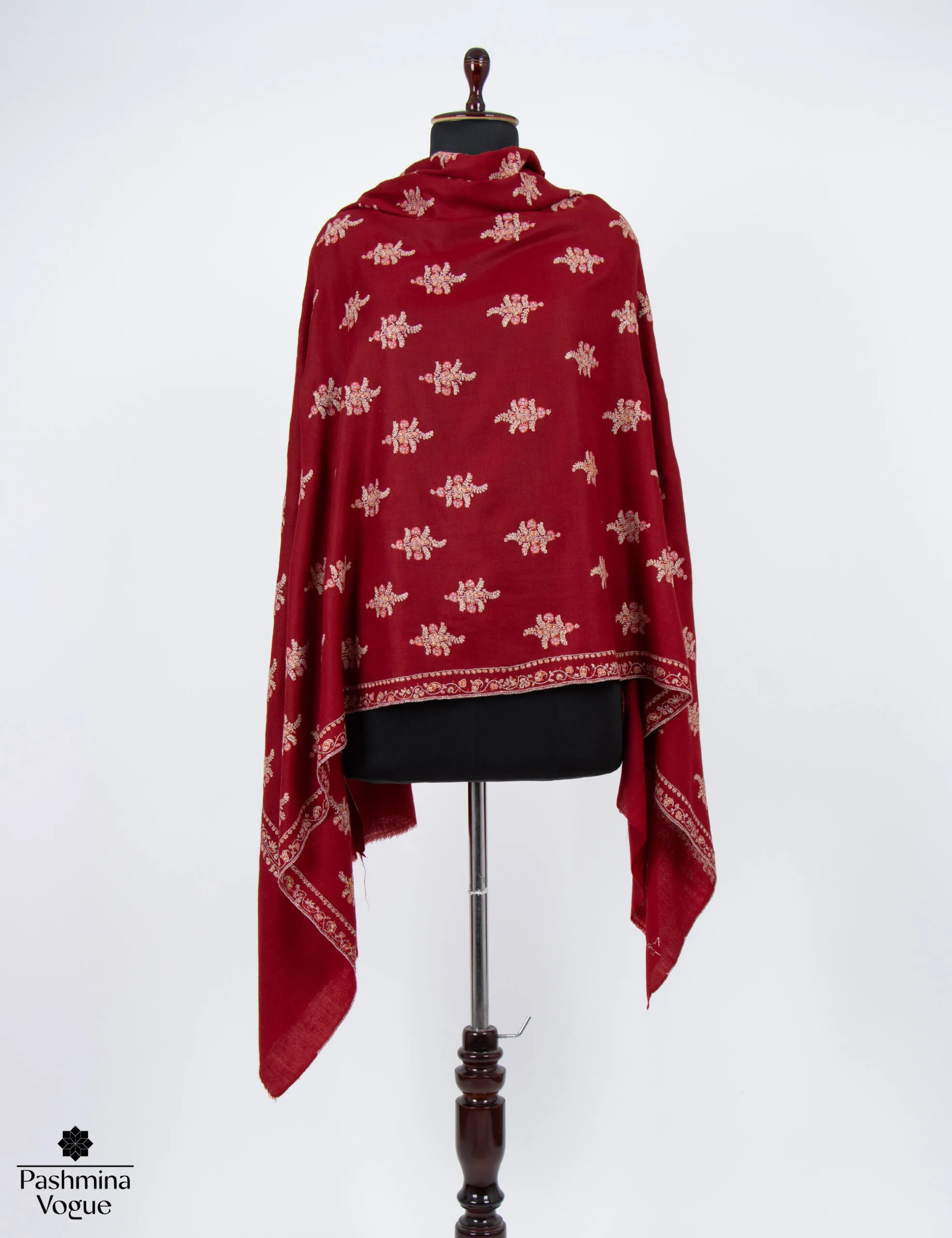 maroon-shawl-for-wedding