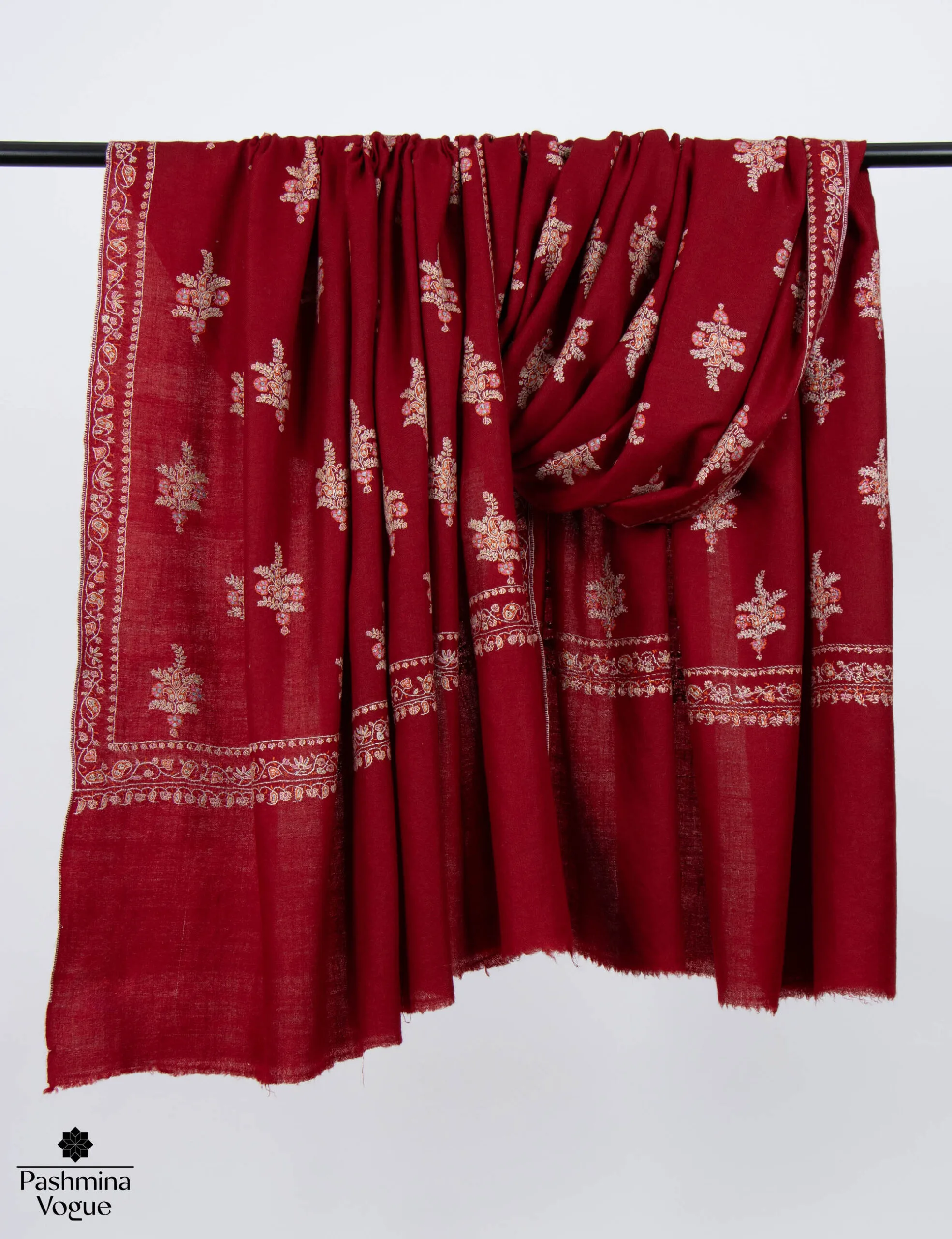 maroon-shawl-for-wedding