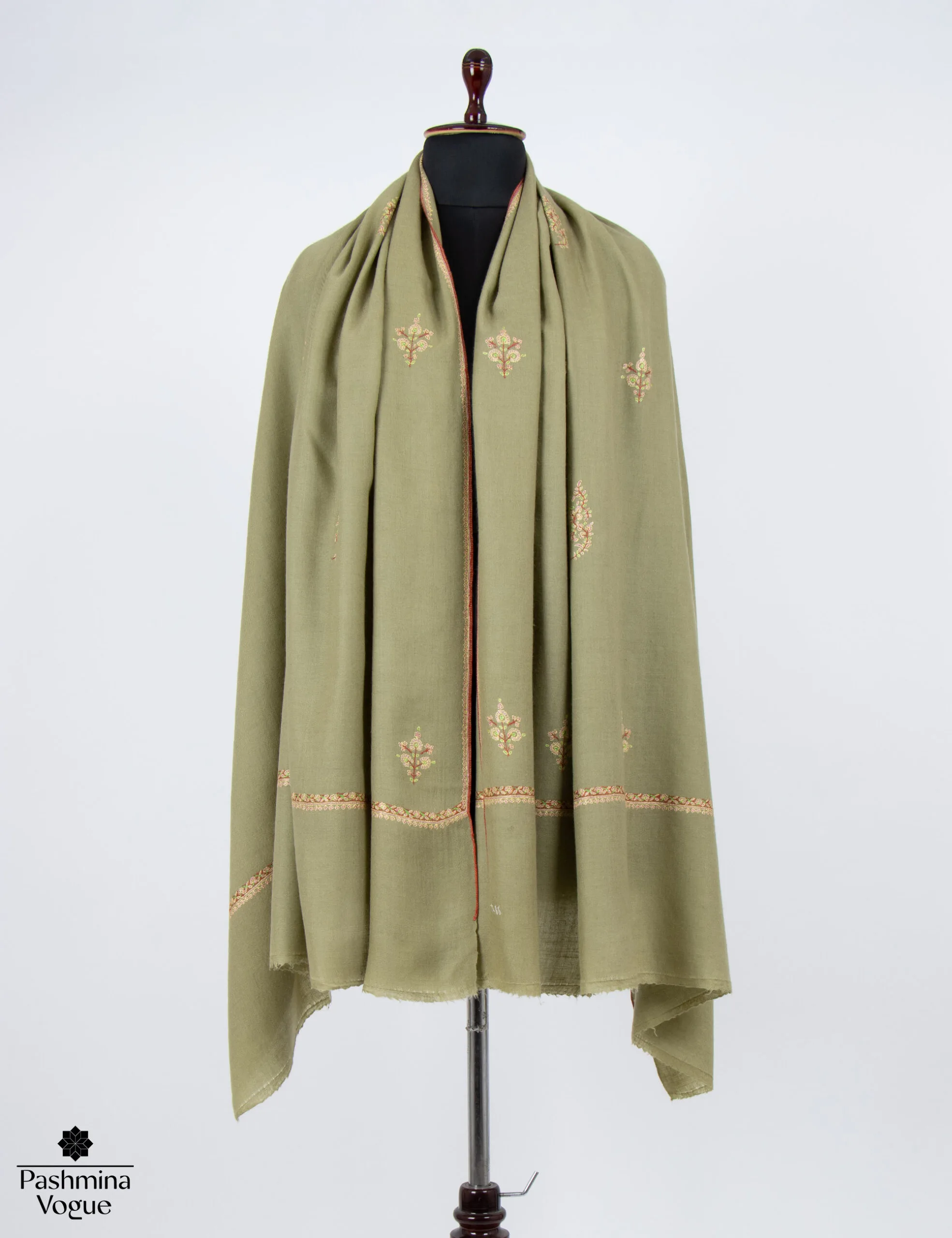 Dumy model waring beige color Shawl