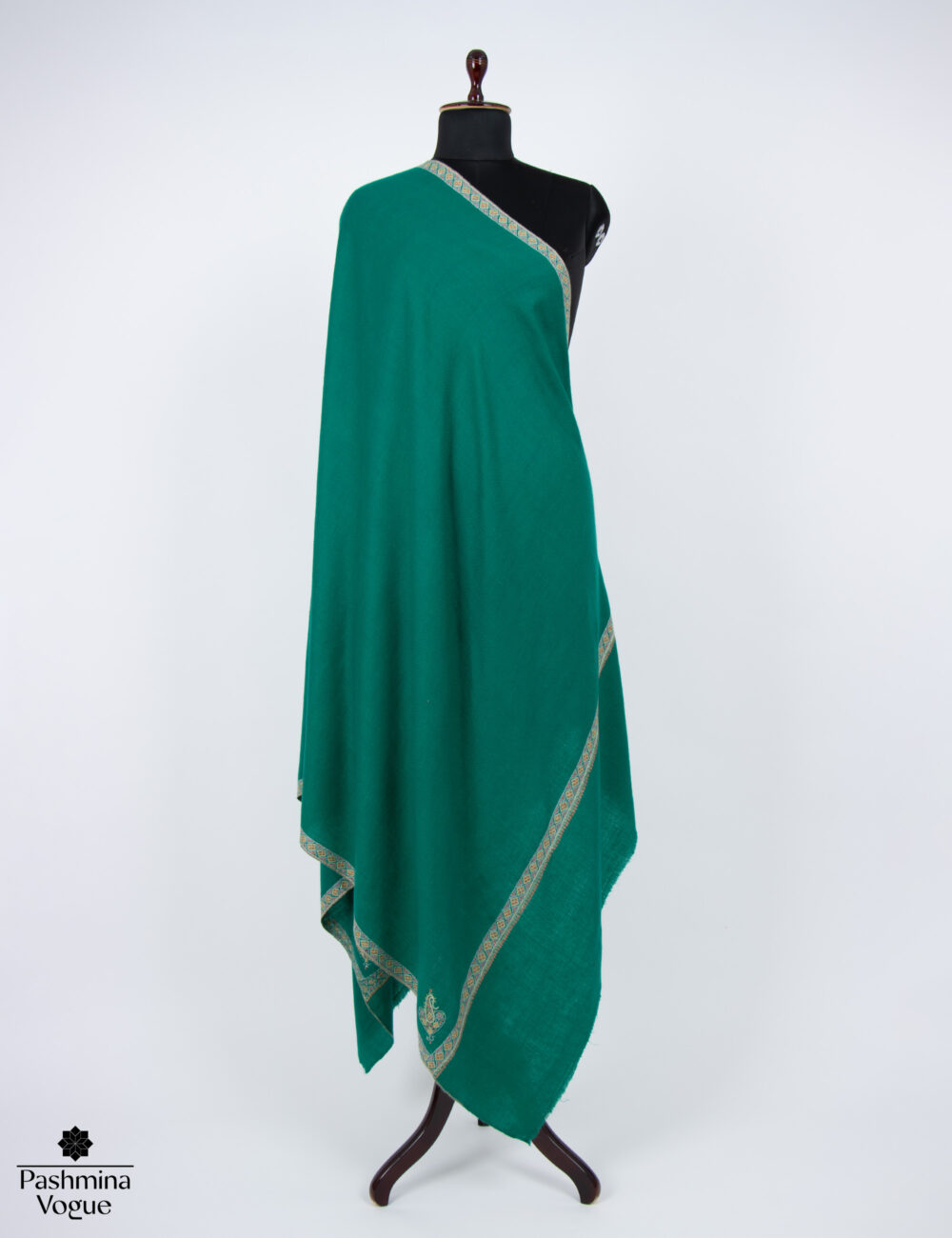 pashmina-shawls-green-color