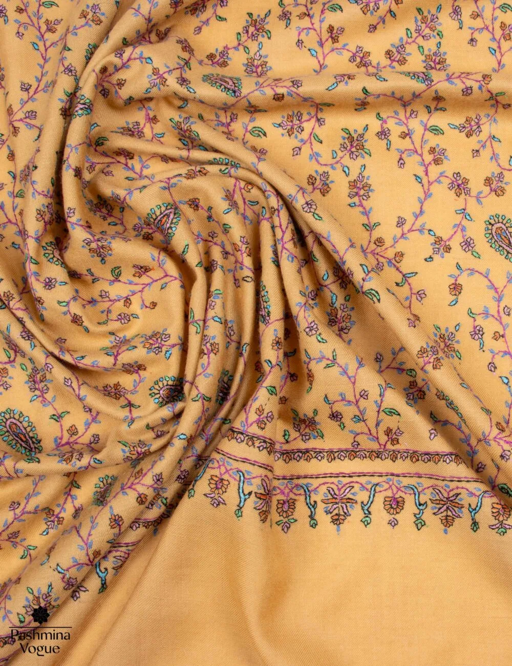 Mustard-Cashmere-Shawl