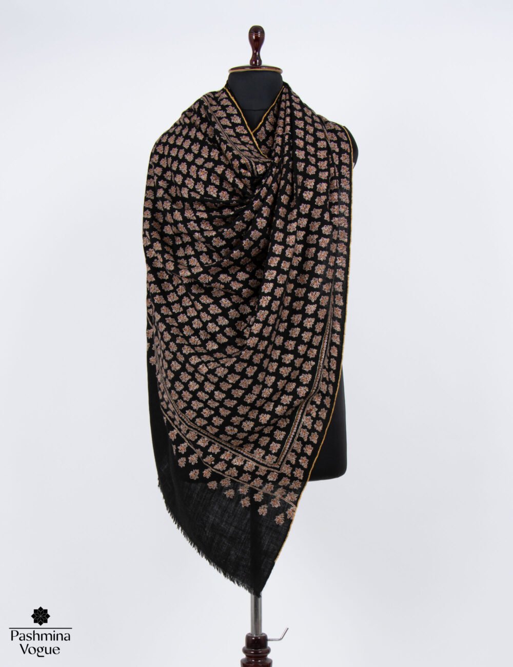 black-embroidered-shawl