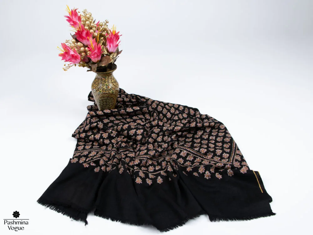 black-embroidered-shawl