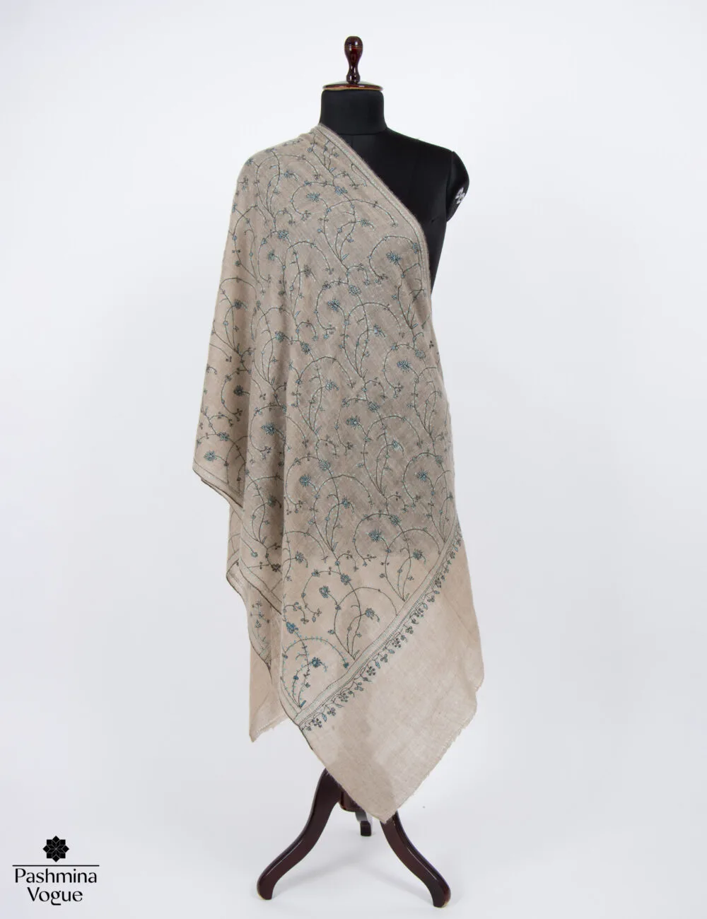 Beige-Cashmere-Scarf