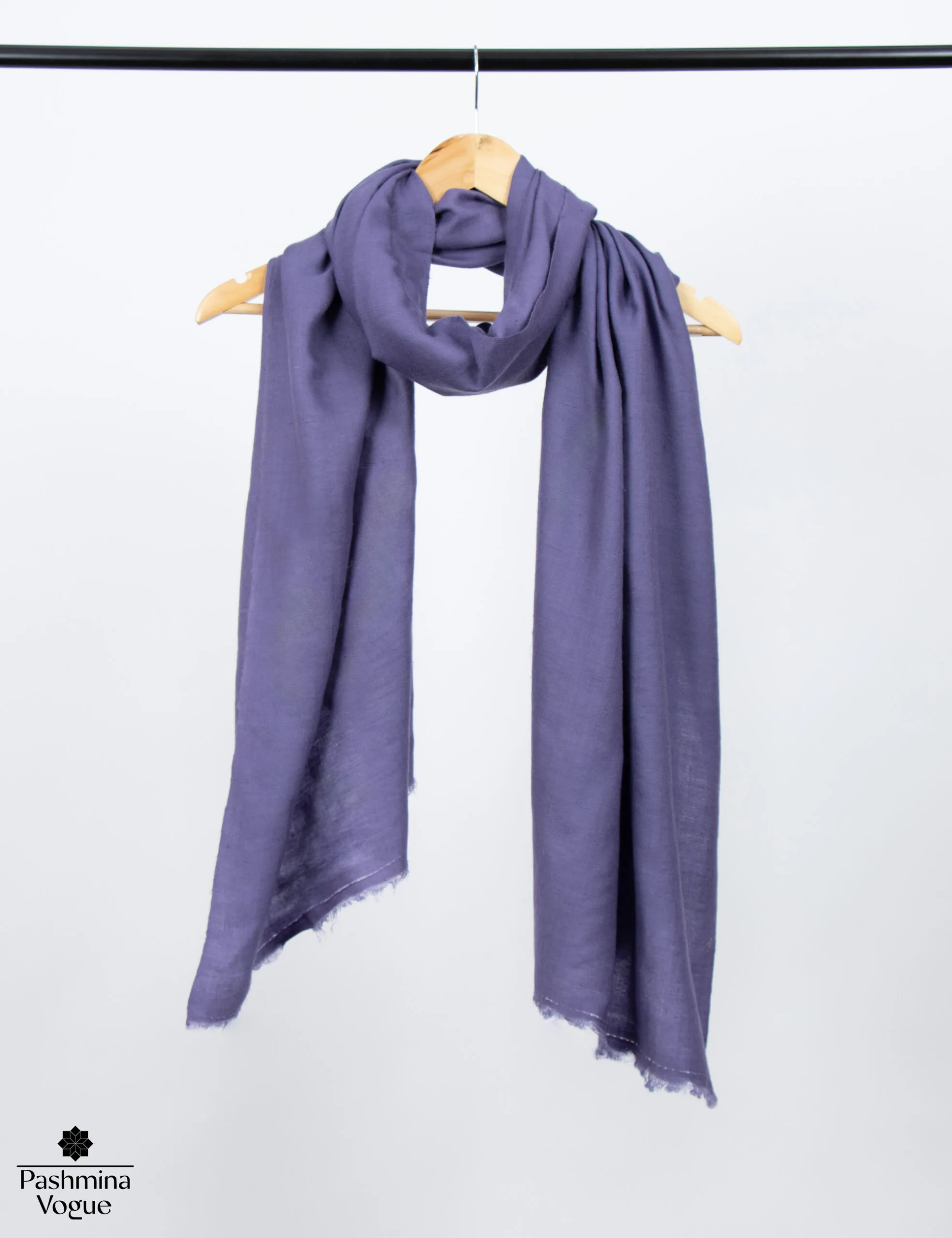 Kimberly Purple Pashmina Stoles For Women