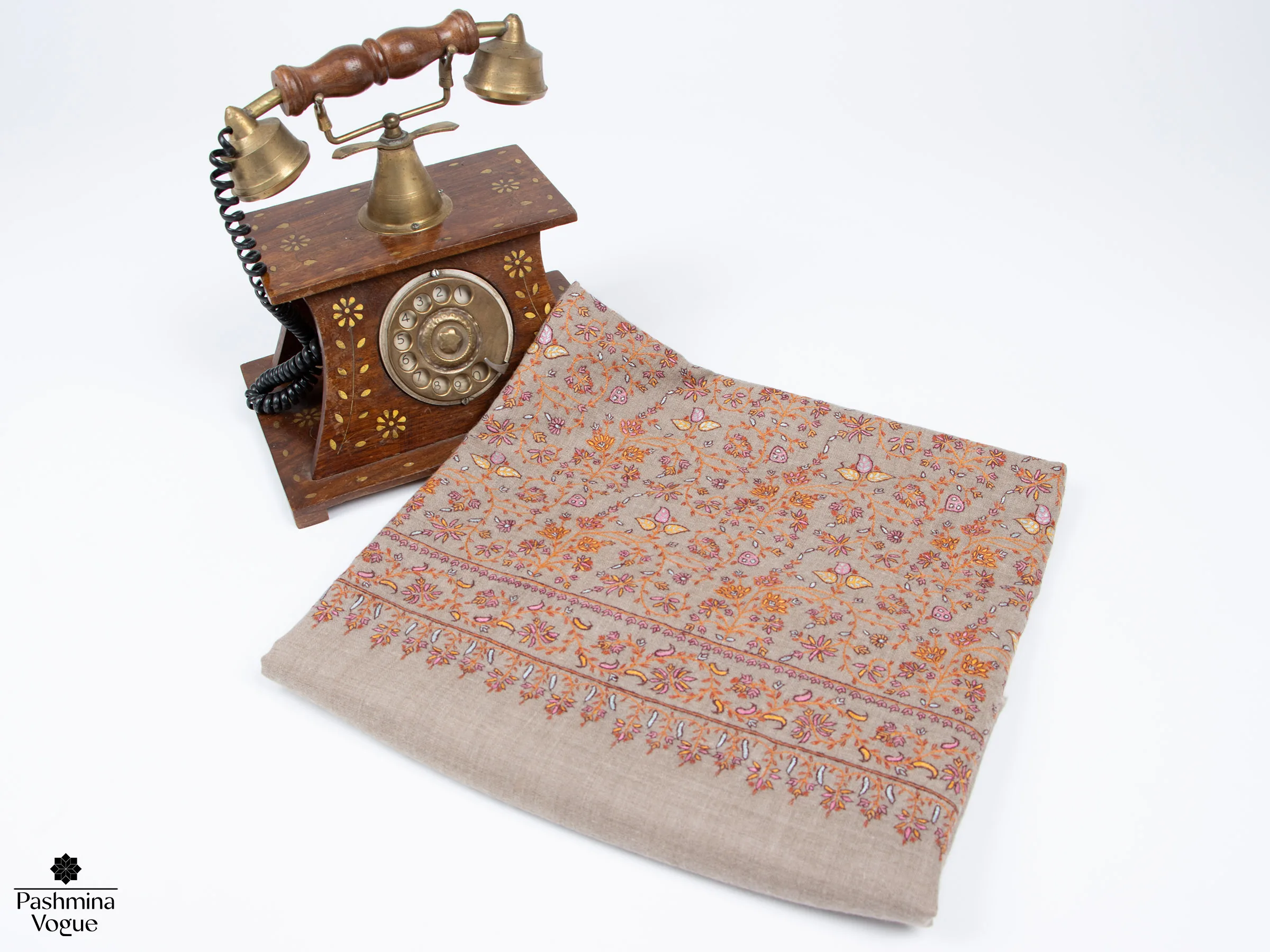 embroidered pashmina