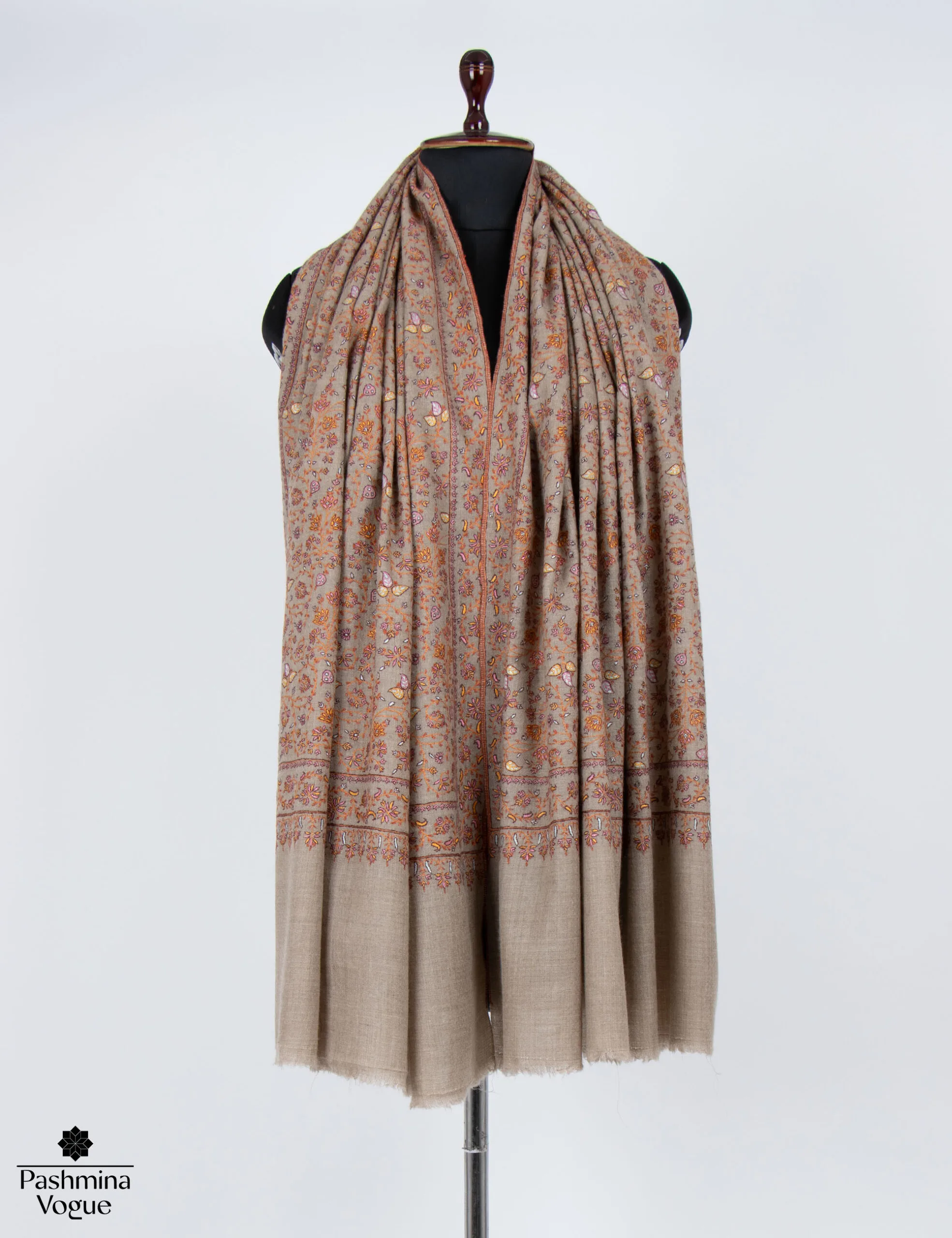 embroidered pashmina