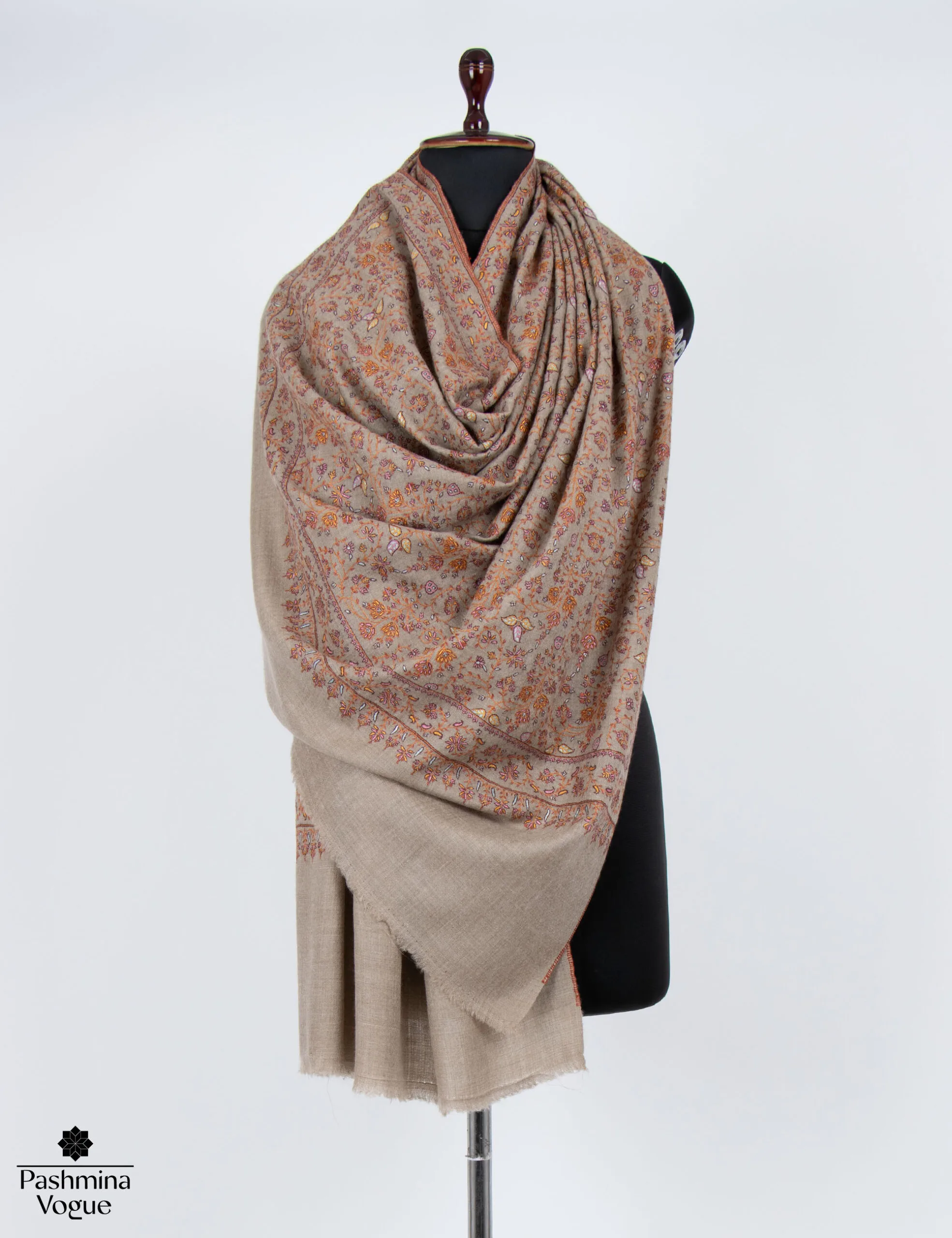 embroidered pashmina