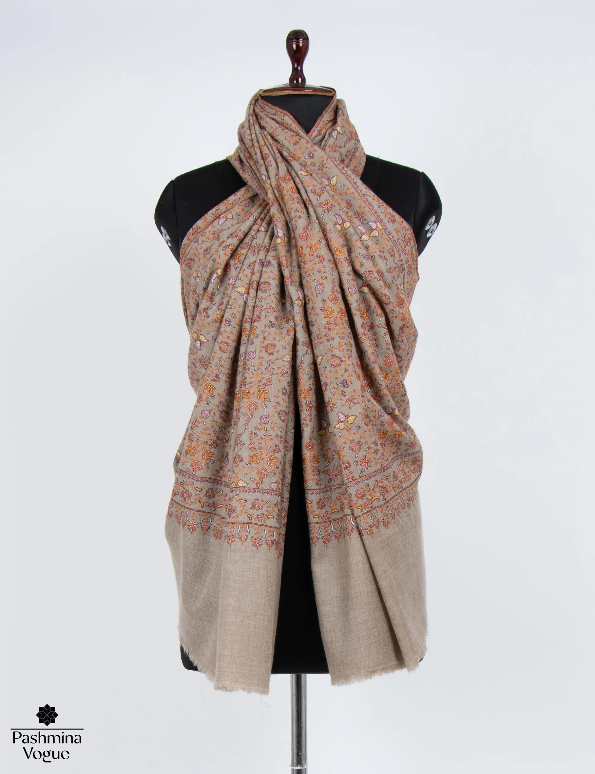 embroidered pashmina