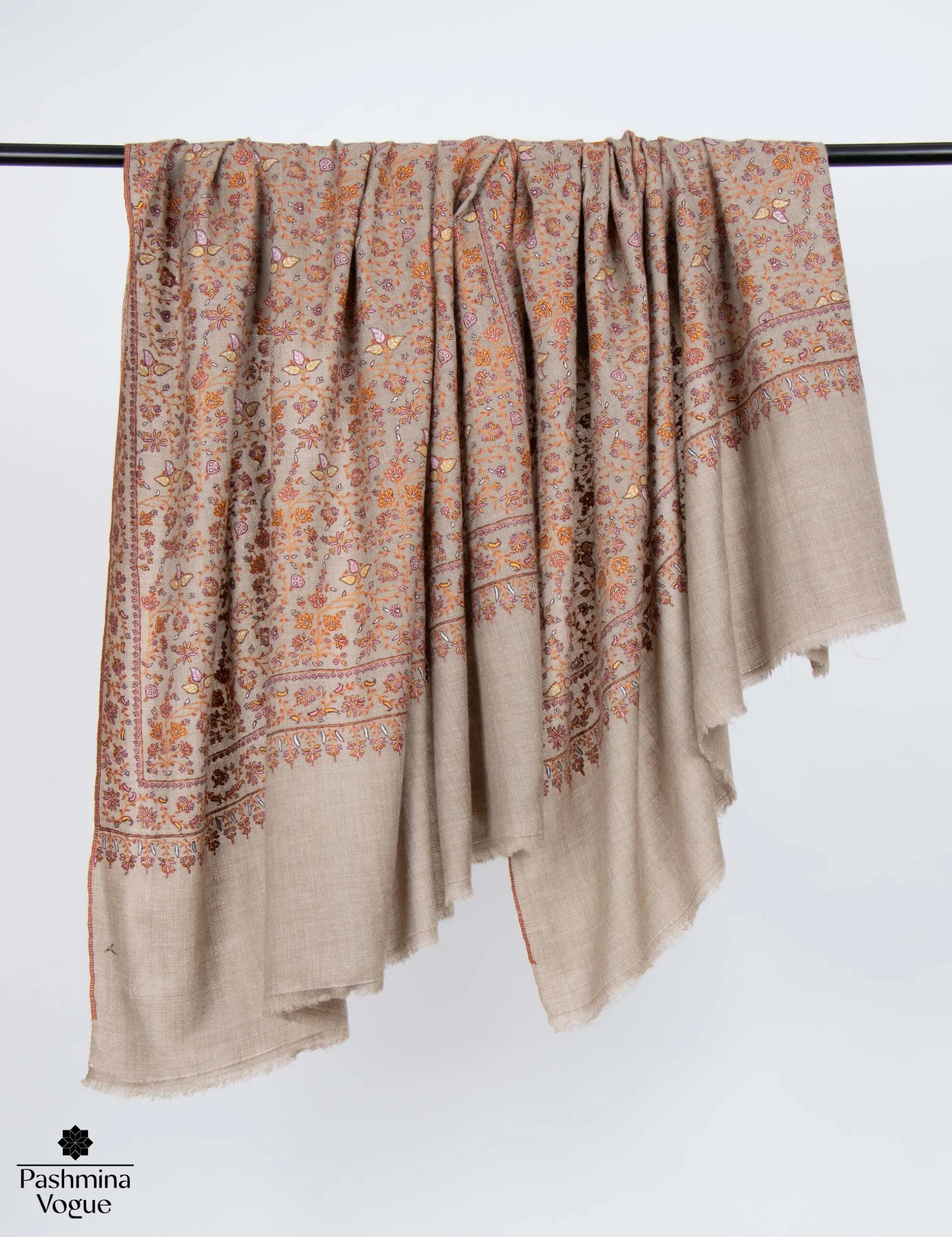 embroidered pashmina