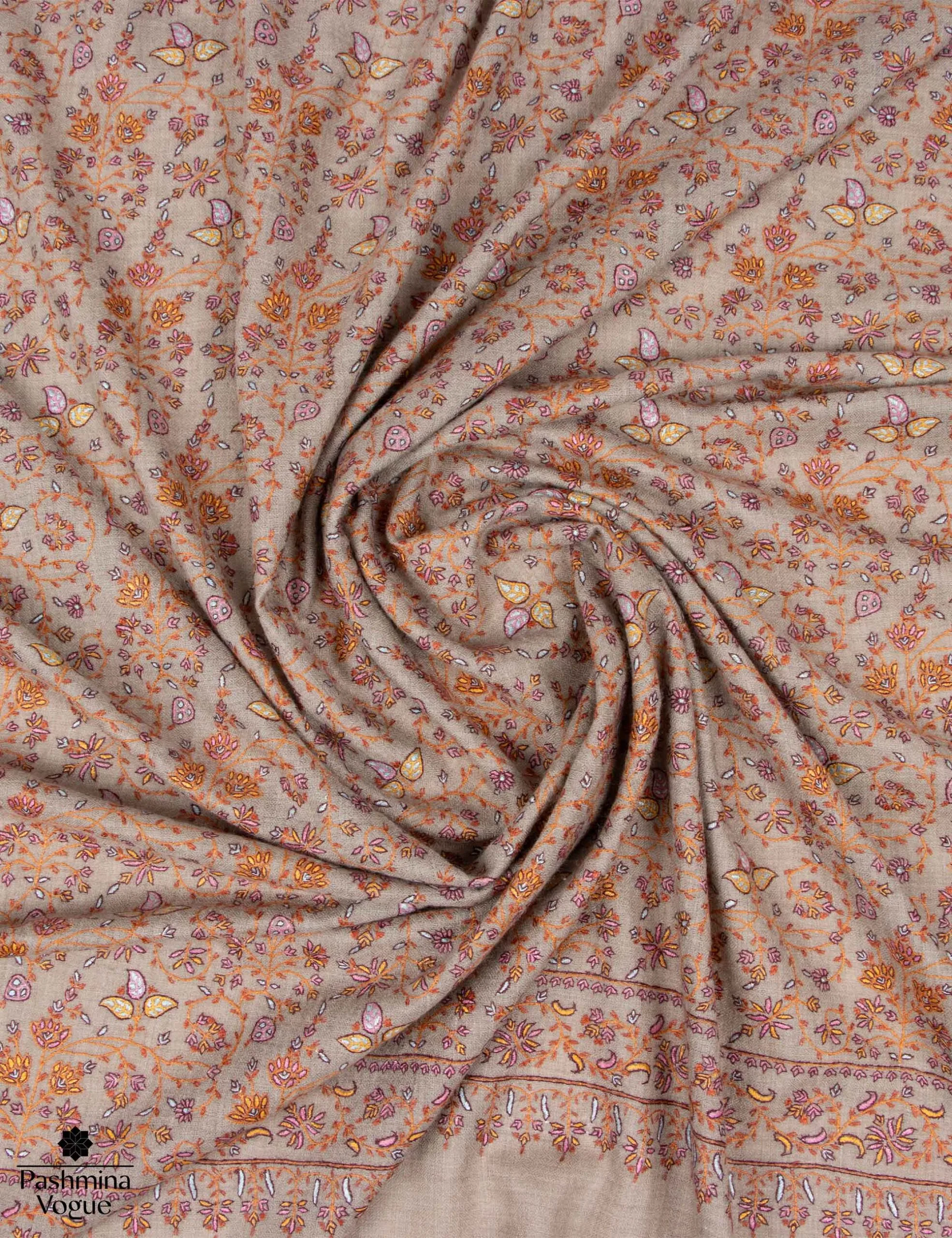 embroidered pashmina