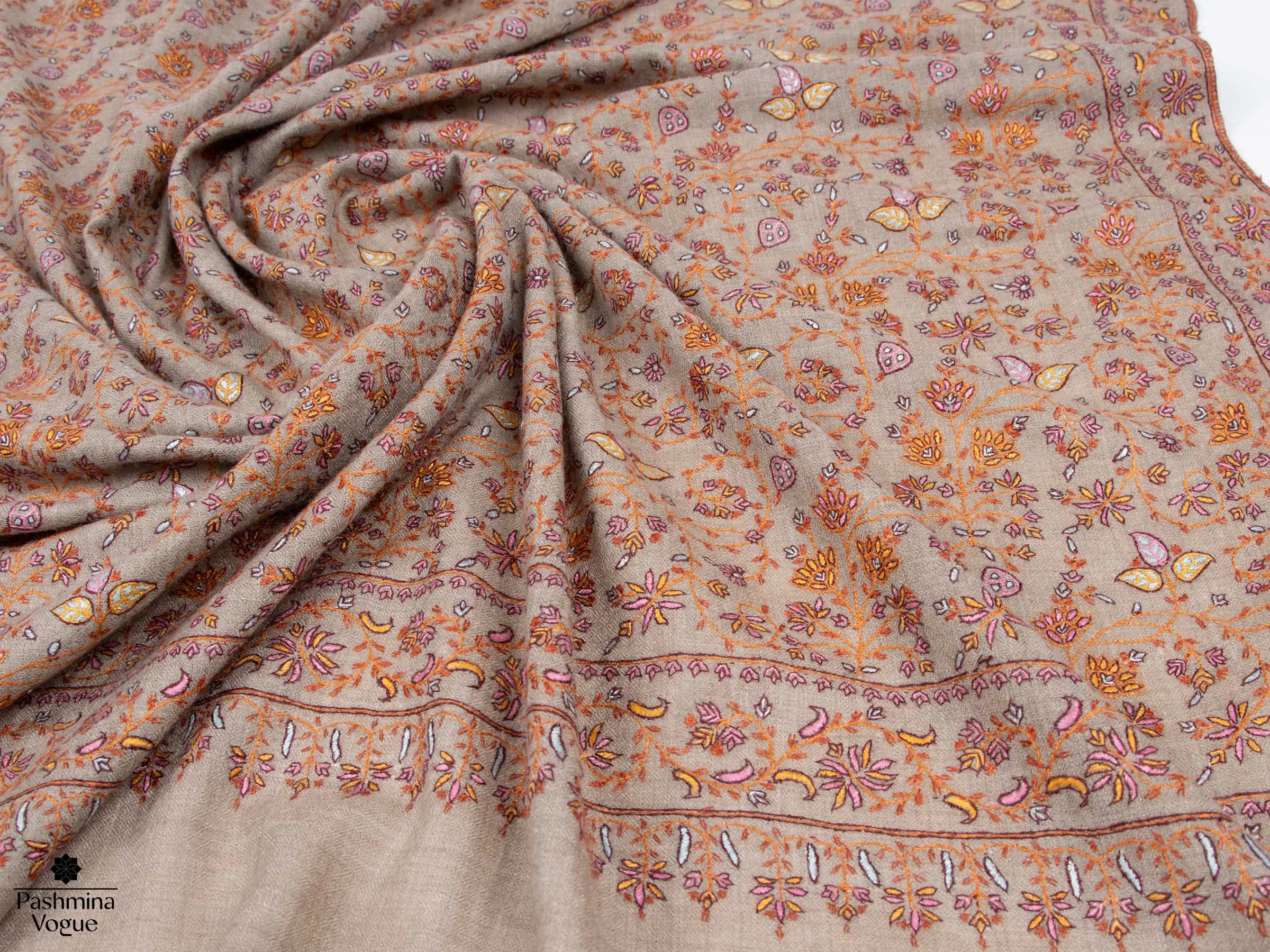 embroidered pashmina