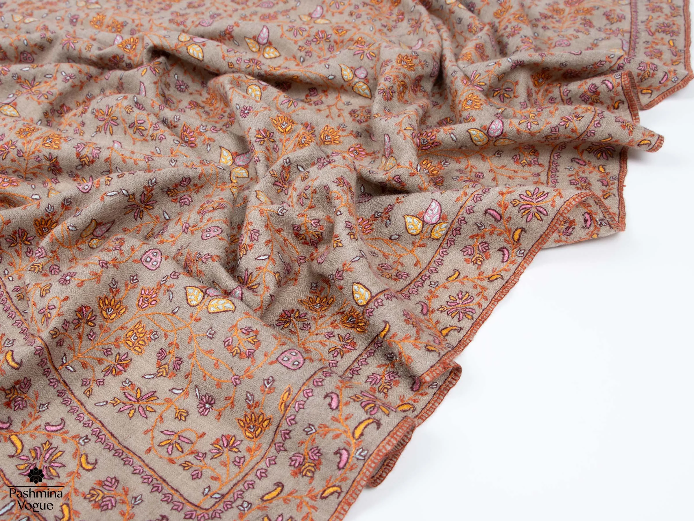 embroidered pashmina