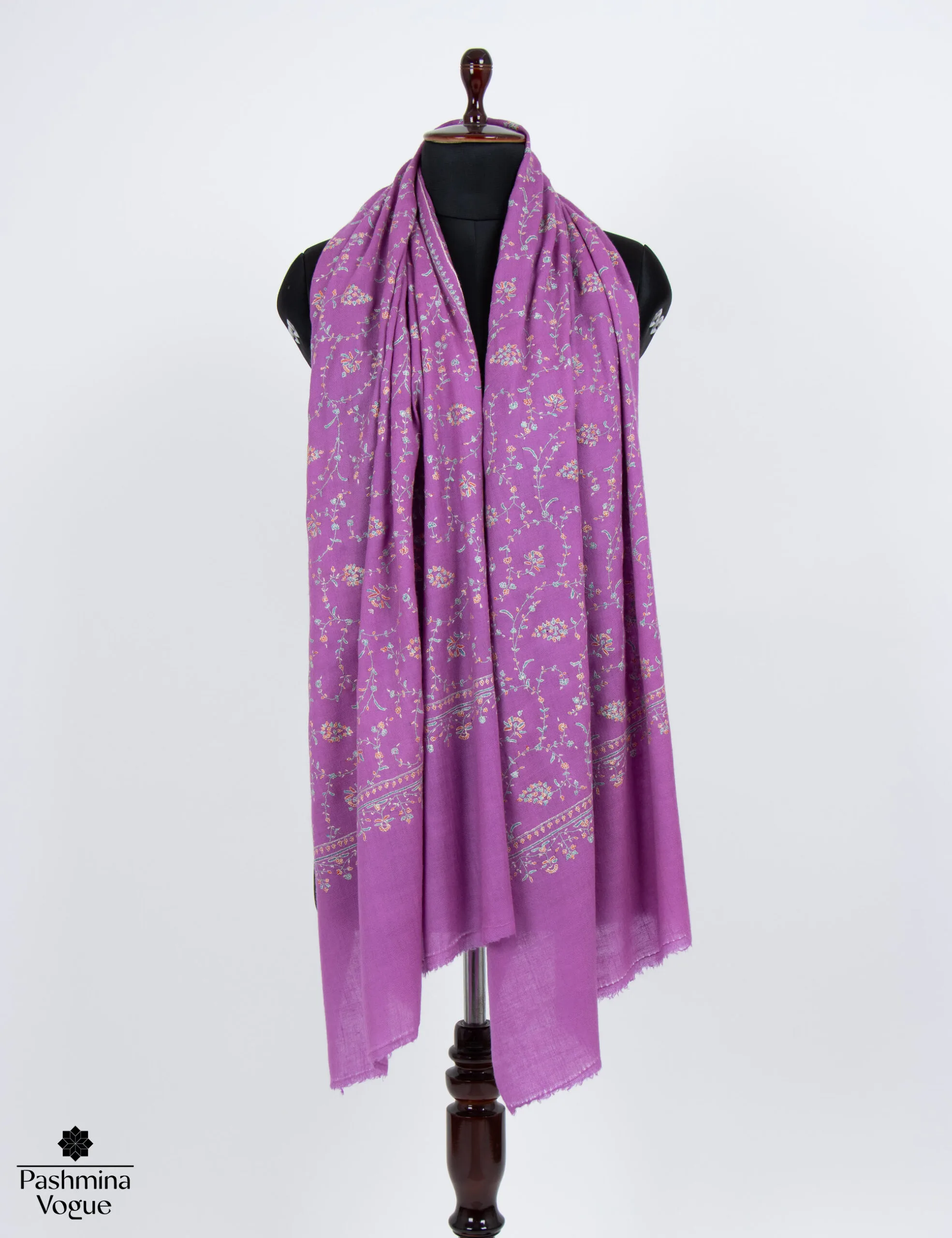 lavender cashmere scarf
