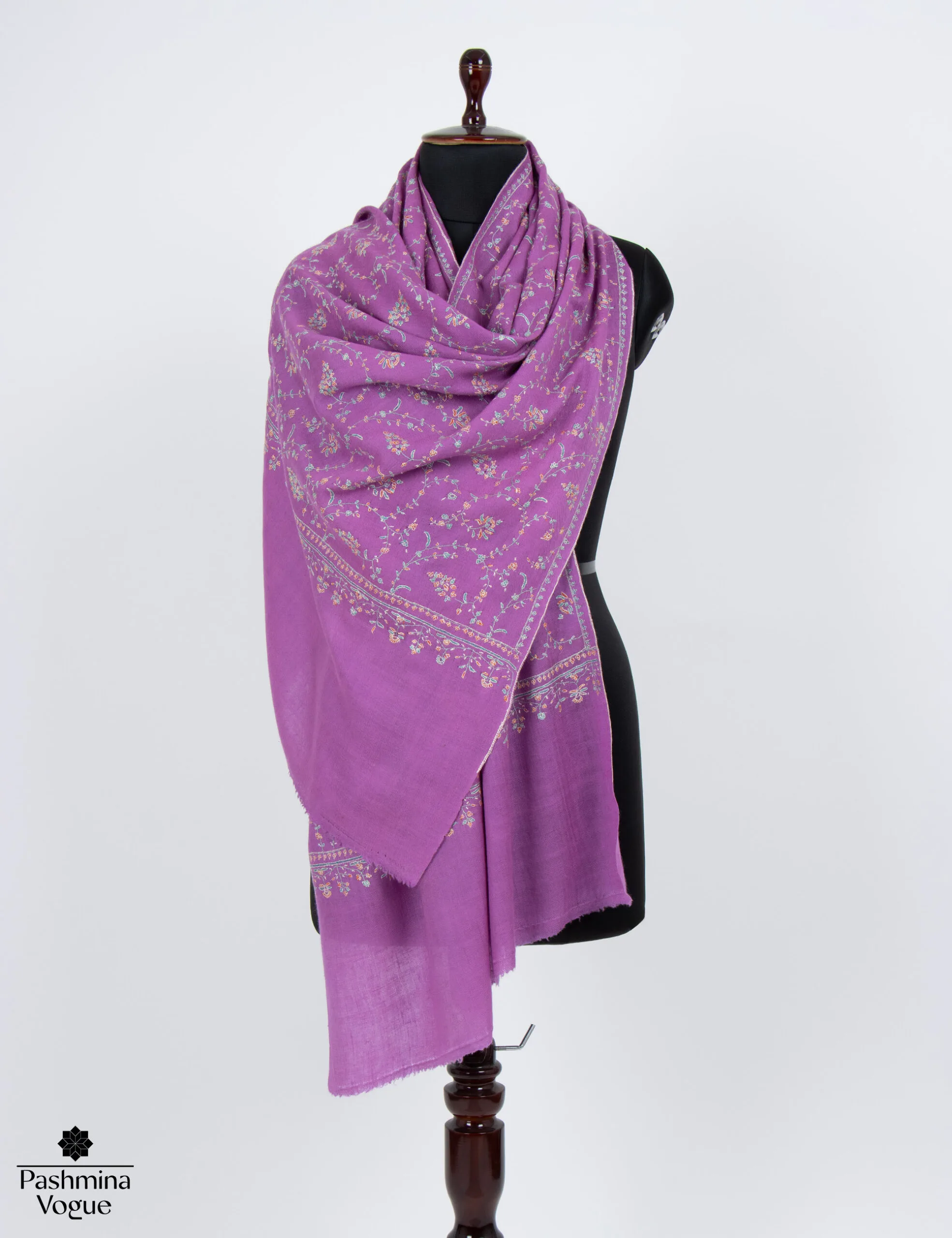 lavender cashmere scarf