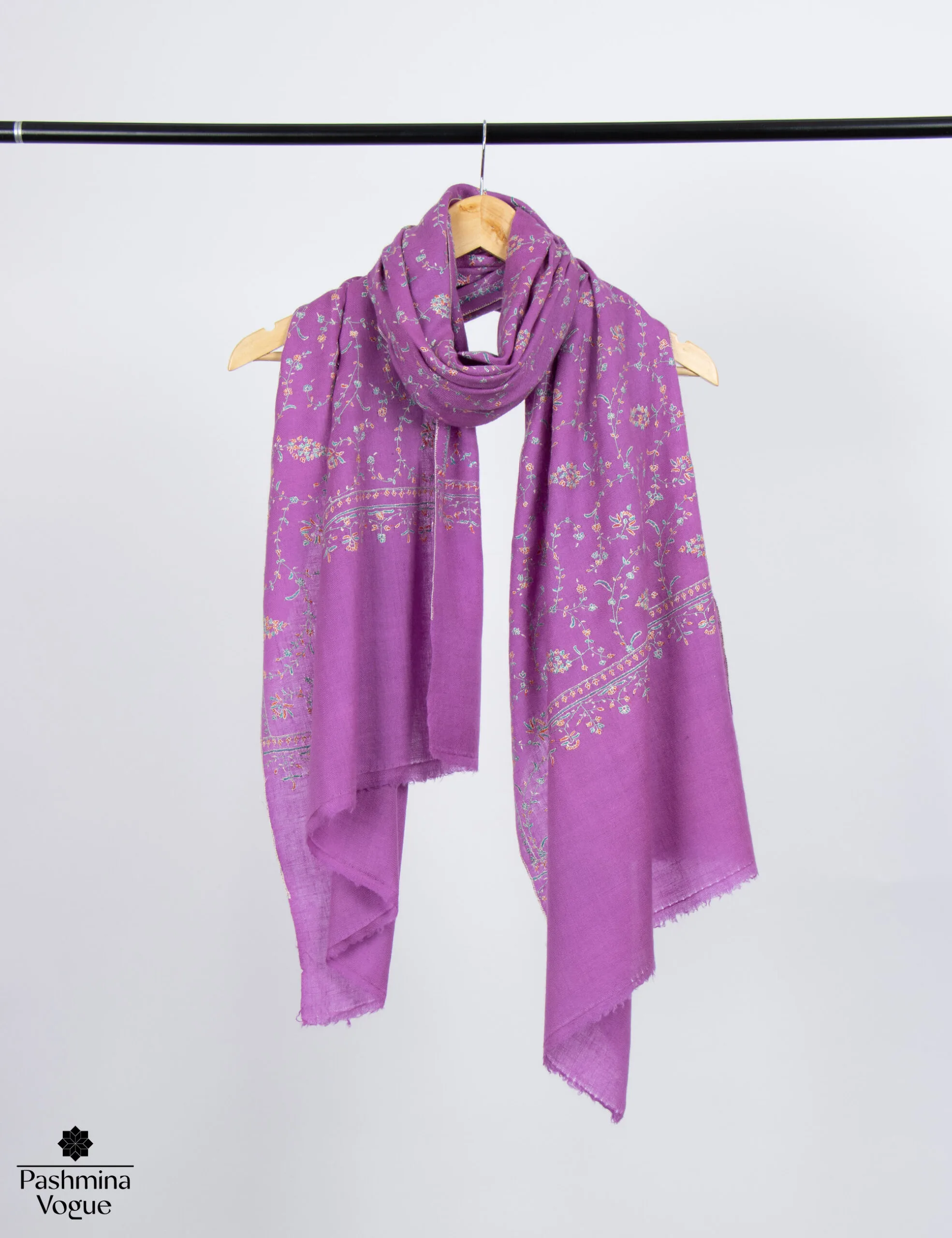 lavender cashmere scarf