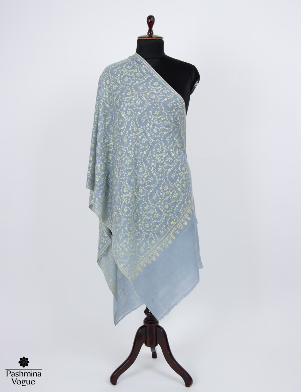 light blue shawl