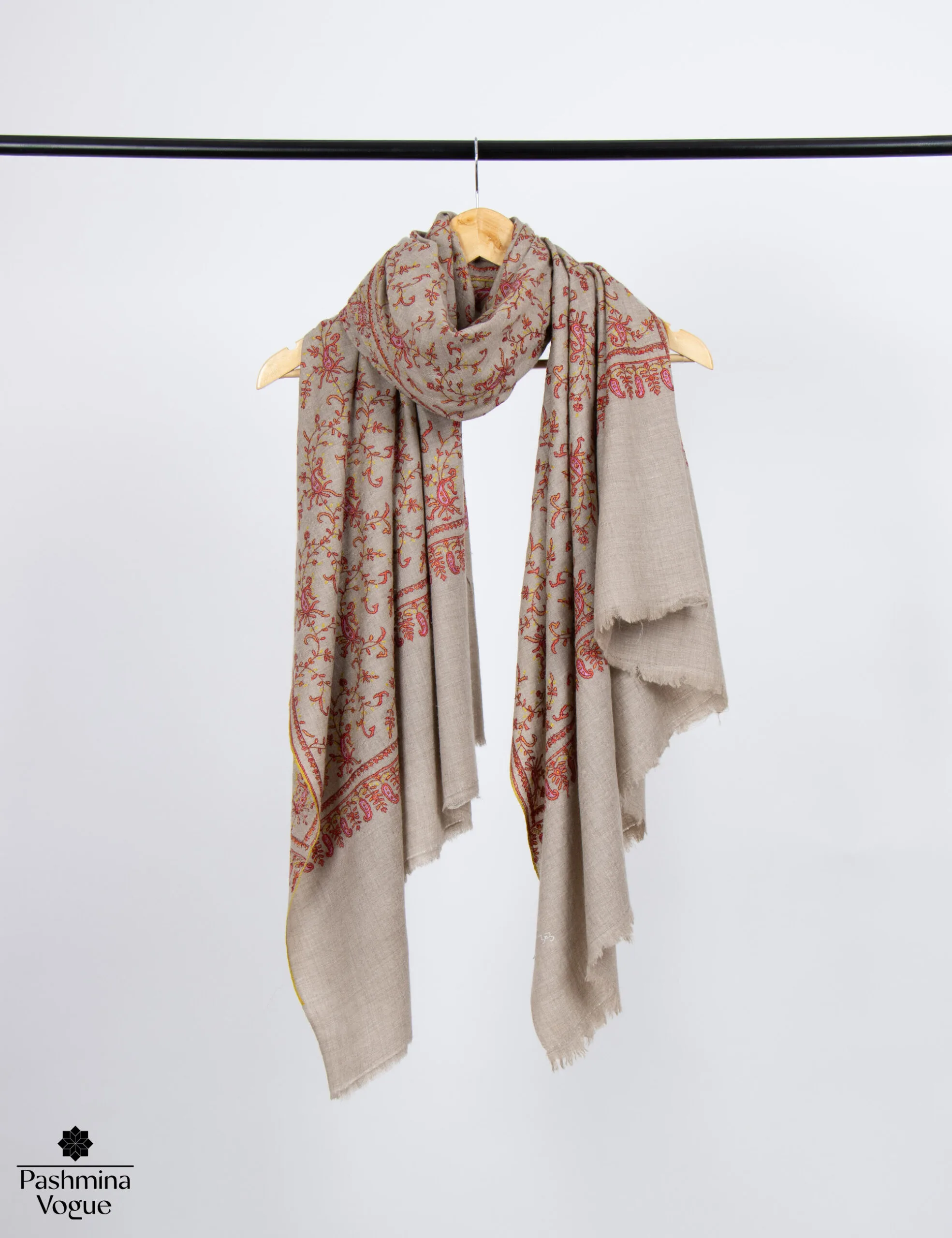 Beige Bliss Pashmina Shawl