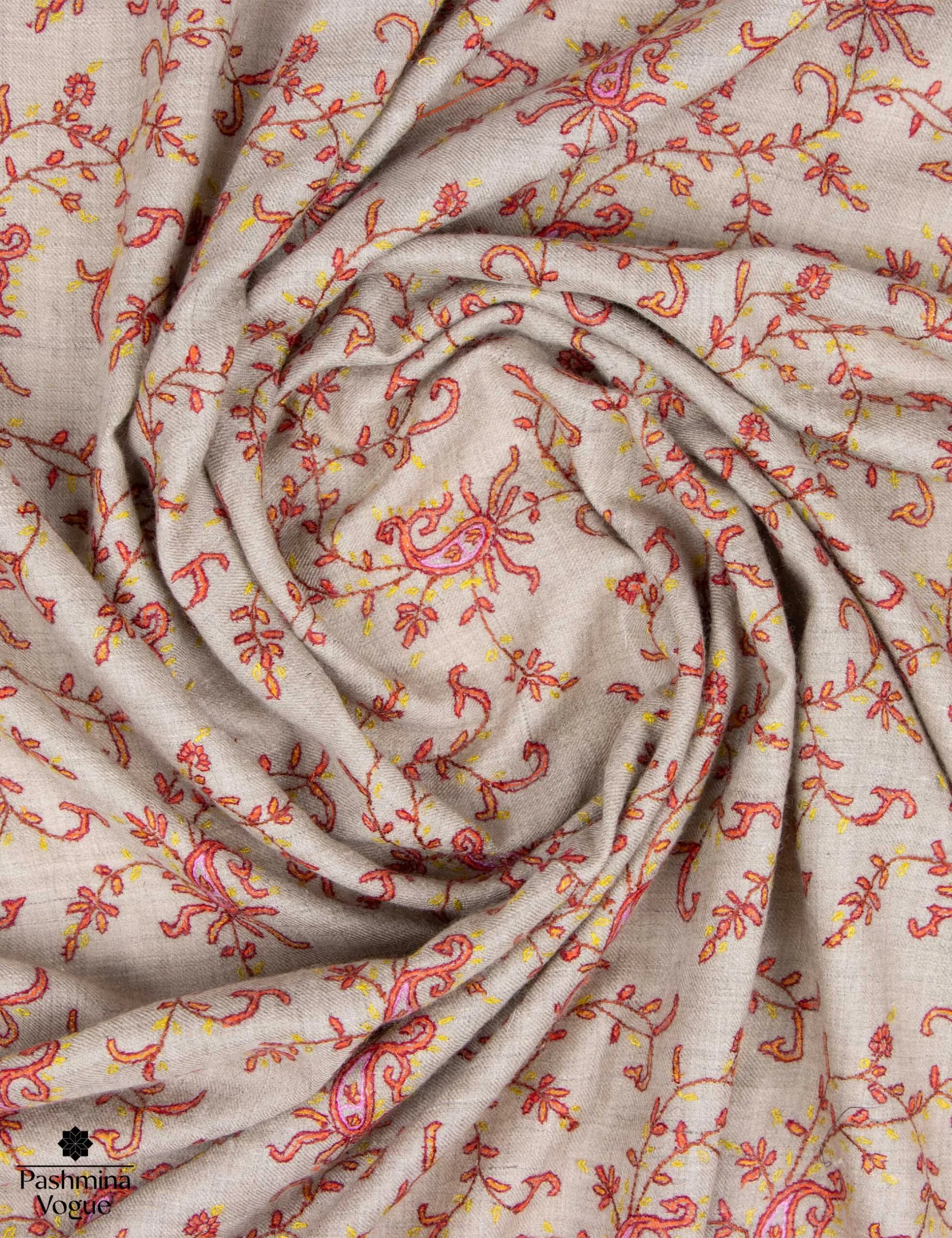 Beige Bliss Pashmina Shawl