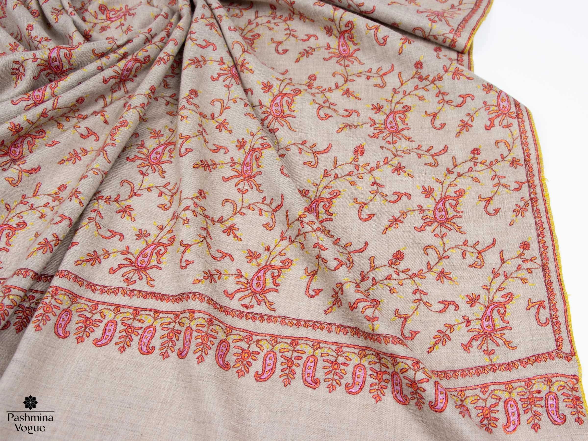 Beige Bliss Pashmina Shawl