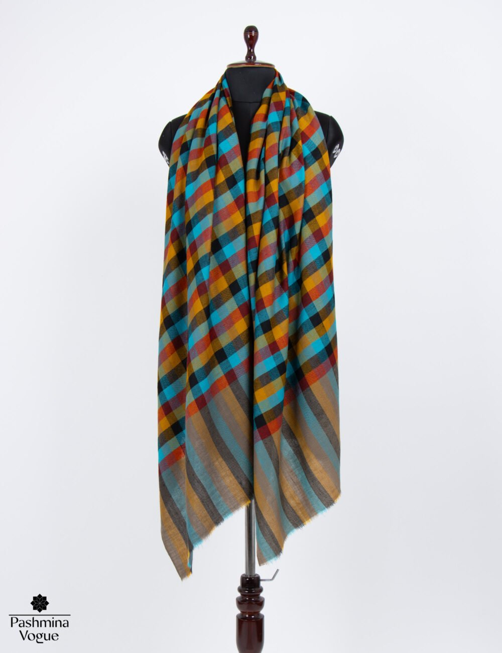 Heritage Check Pashmina Wrap