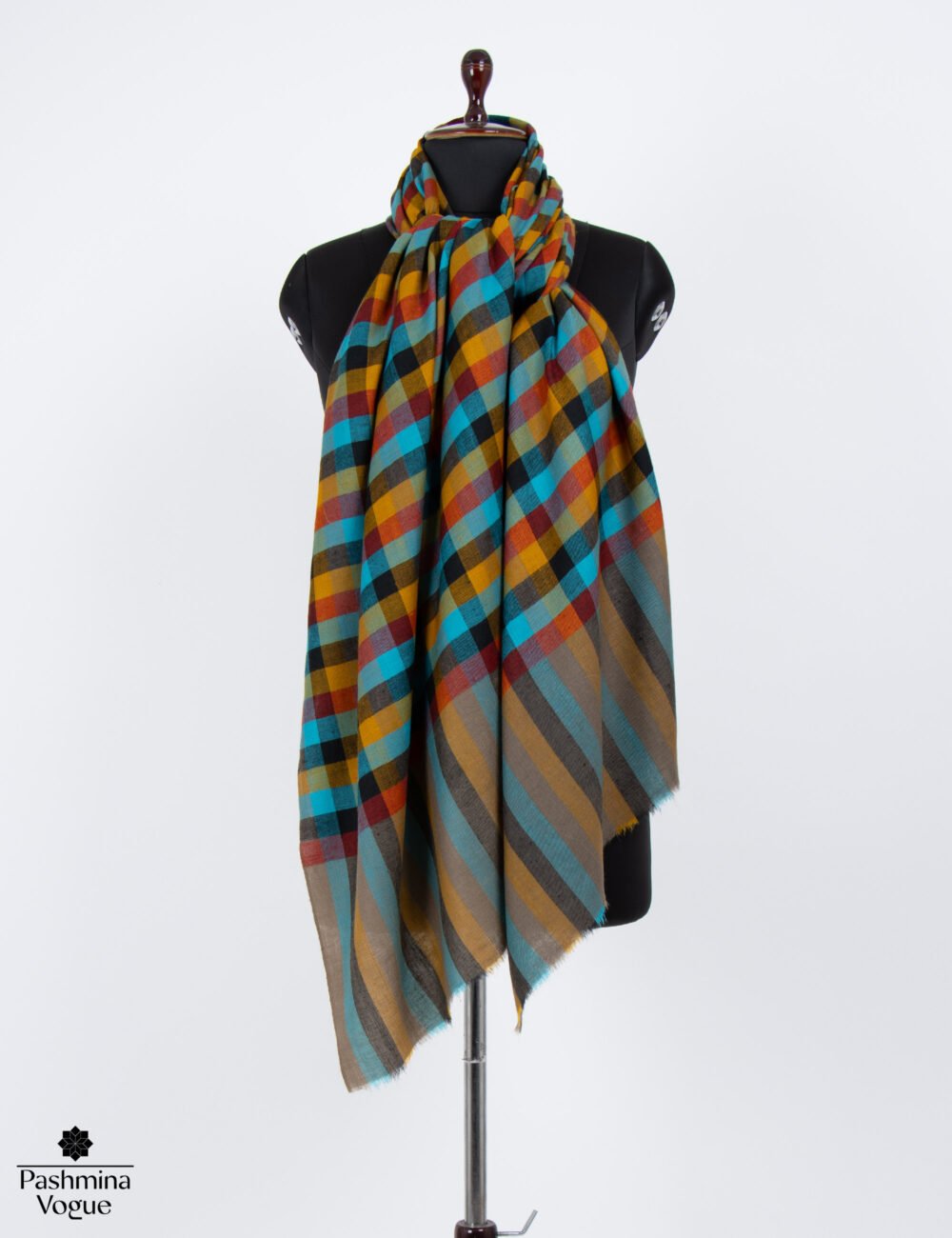 Heritage Check Pashmina Wrap