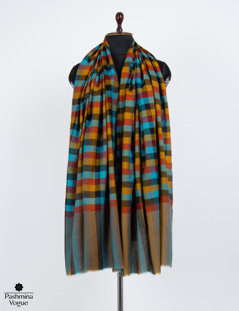 Heritage Check Pashmina Wrap