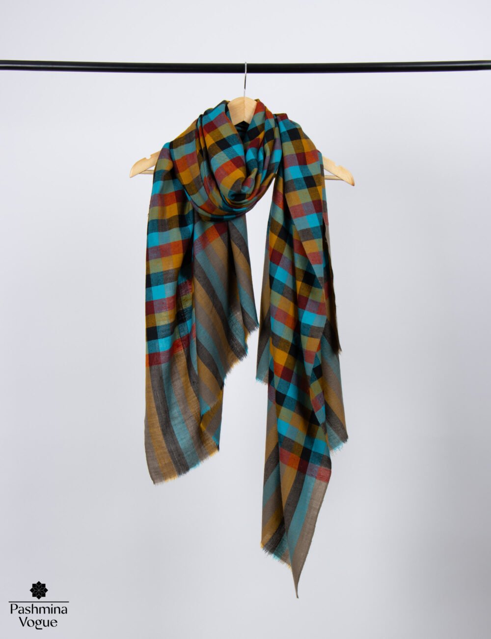 Heritage Check Pashmina Wrap