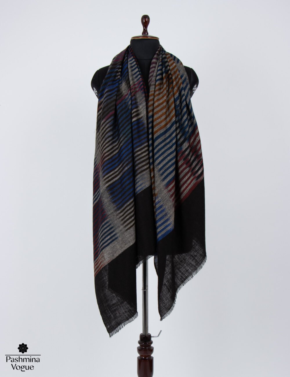 ikat-black-pashmina-shawls