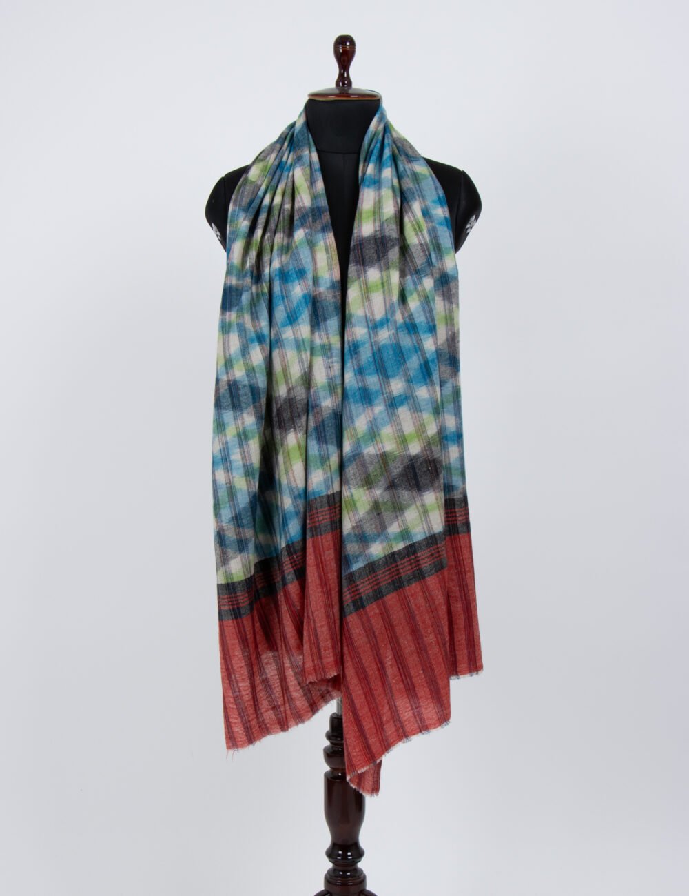 Ikat Woven Whispers Pashmina Wrap