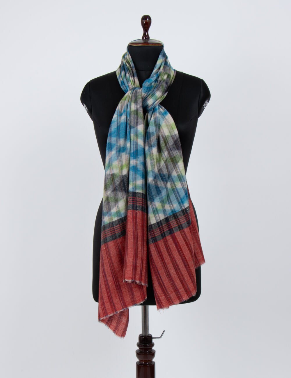 Ikat Woven Whispers Pashmina Wrap